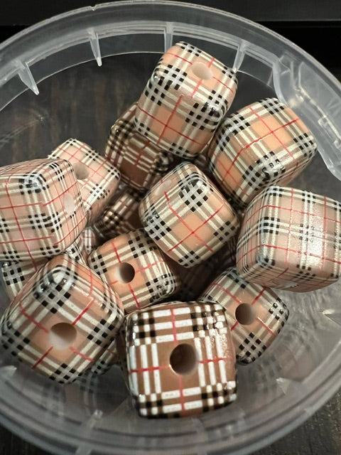 15mm CUBES- Designer inspired (14 OPTIONS)