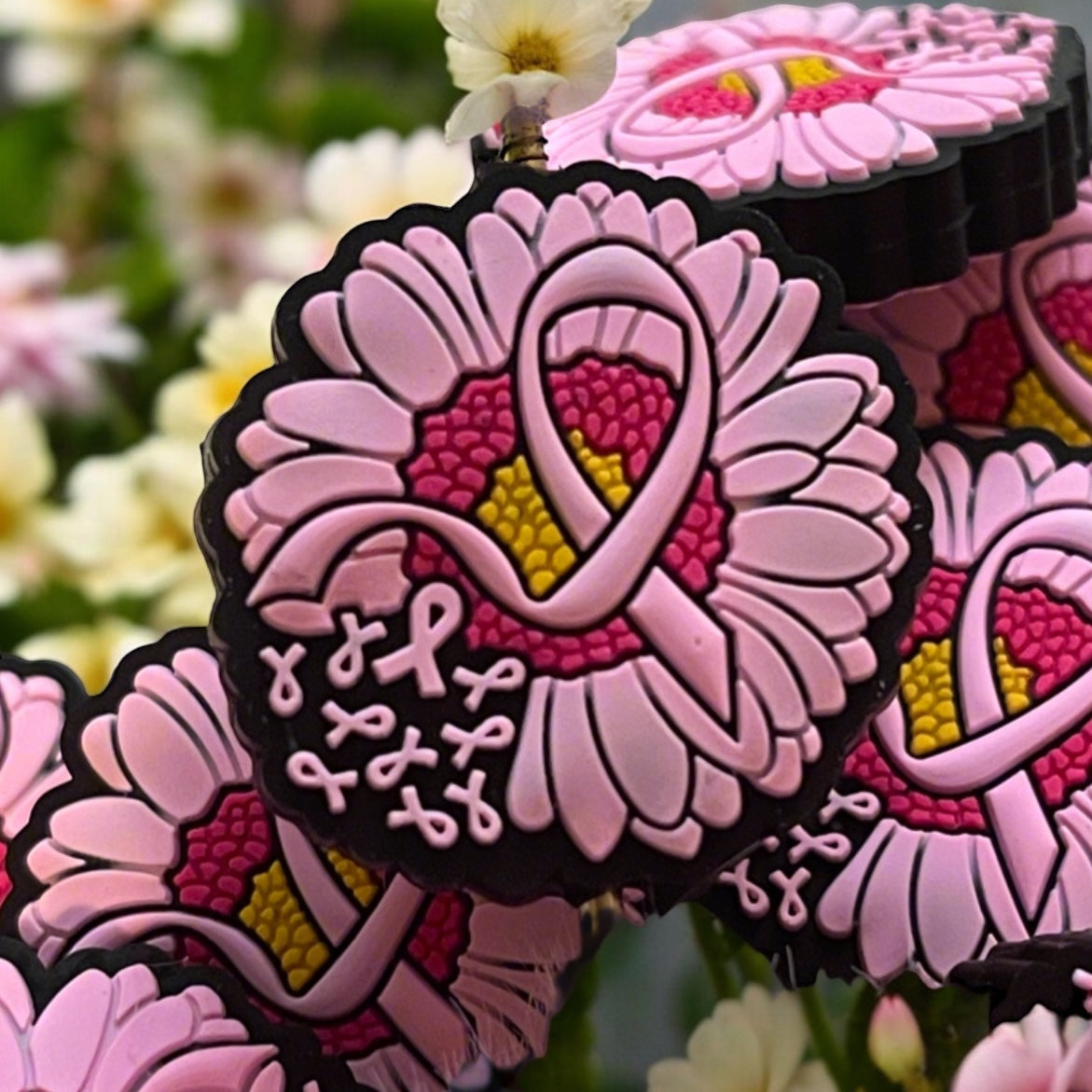 SILICONE FOCAL- Cancer & Ribbons(17 Options)