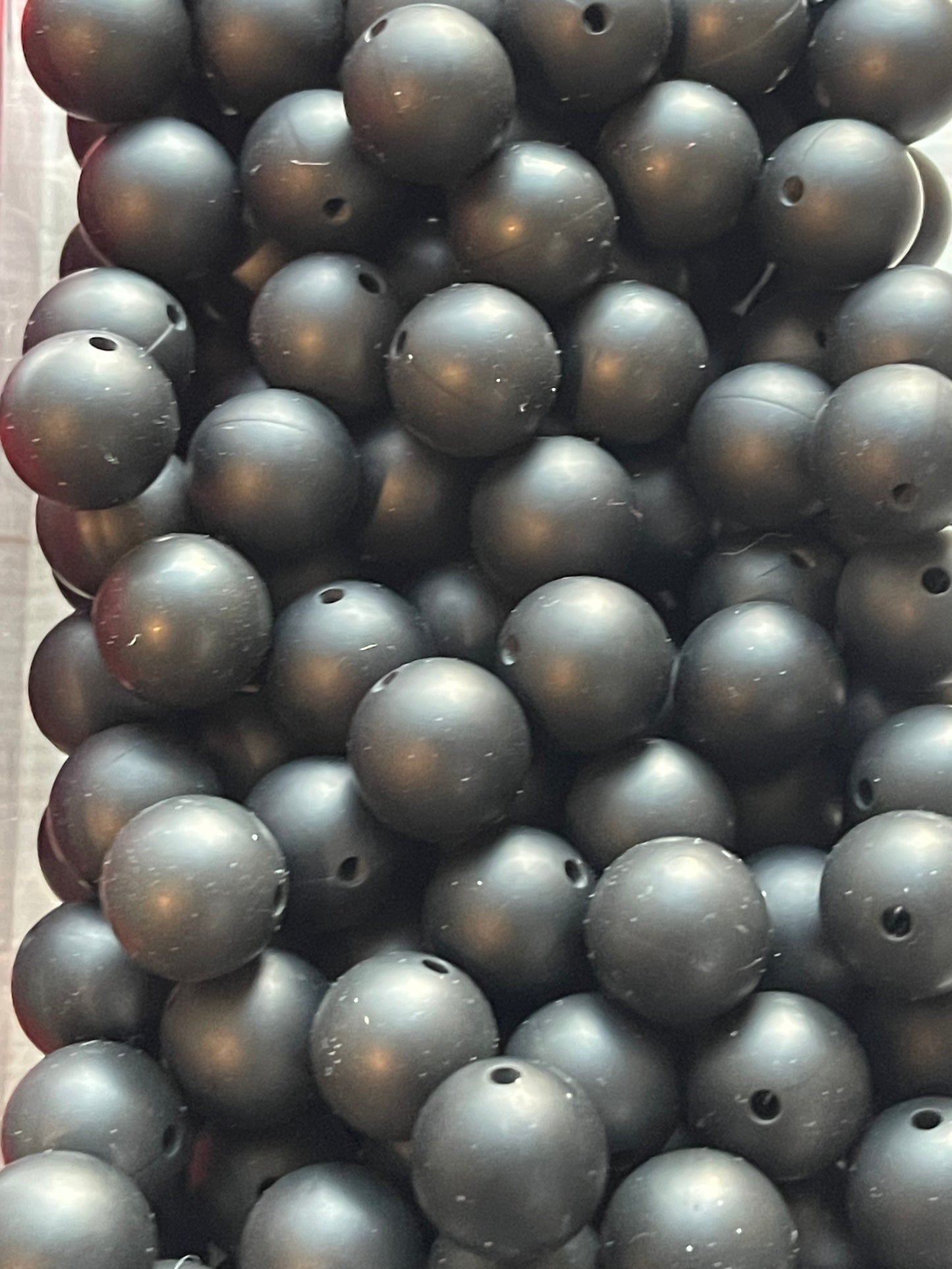 15mm SILICONE BEADS-SOLID COLORS (Primary)