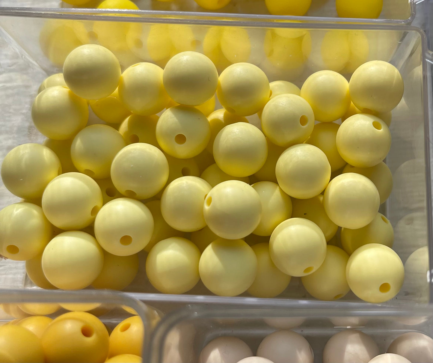 12mm SILICONE BEADS (Multiple Color Variations)