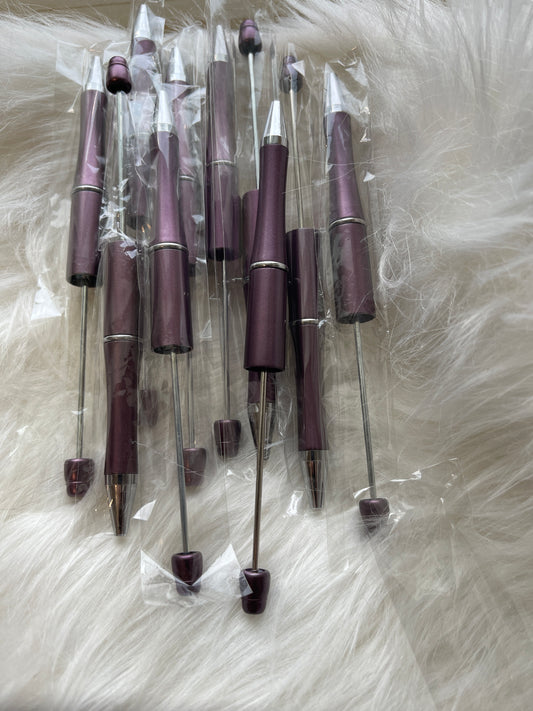 PEN BLANK Dark Purple METALLIC (quantity discount available)