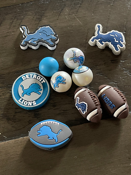 SILICONE FOCAL- Sports-Lions/Pistons