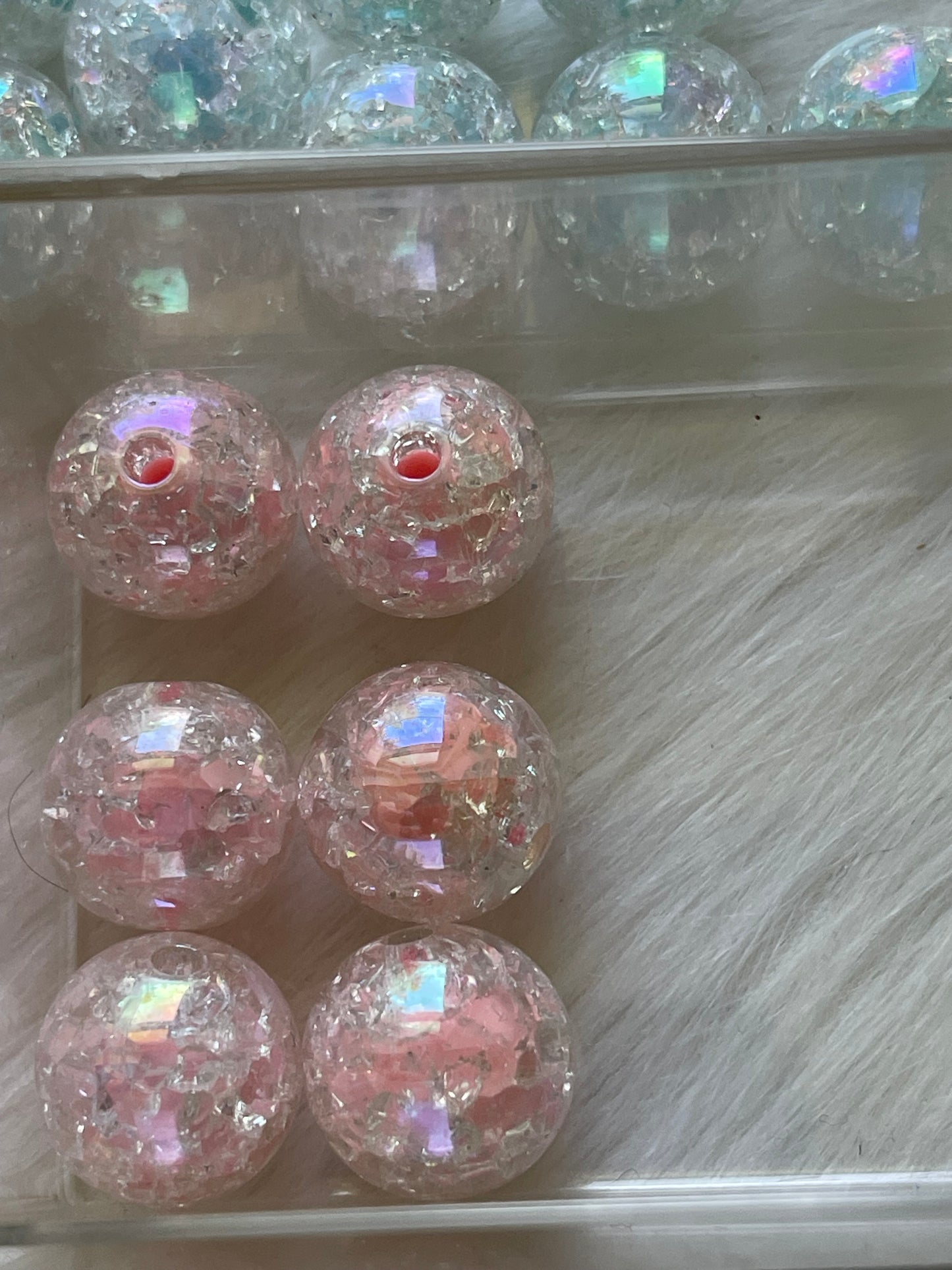 16mm ACRYLIC BEAD-CRACKLE (23 Options)