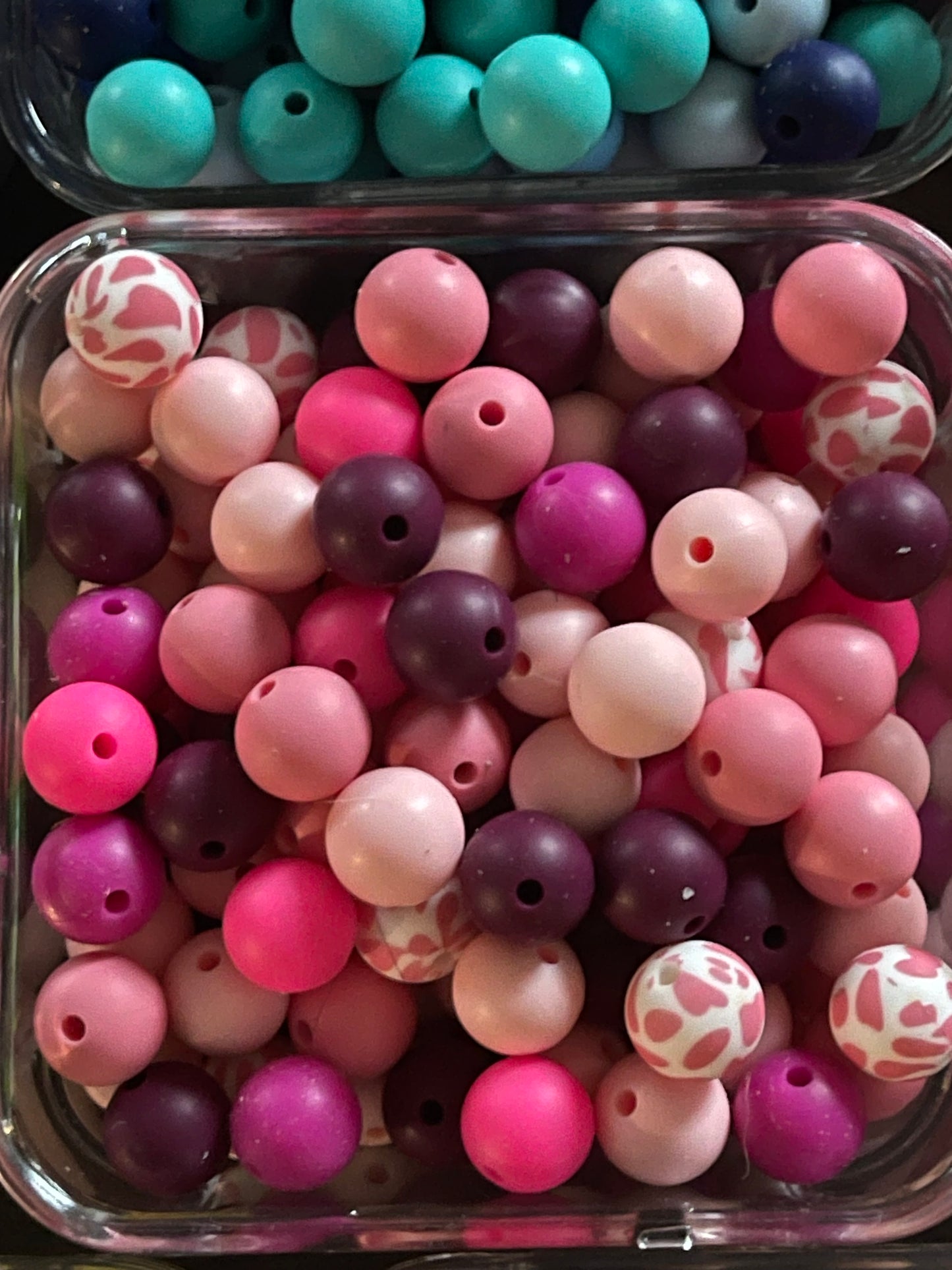 12mm SILICONE BEADS (Multiple Color Variations)