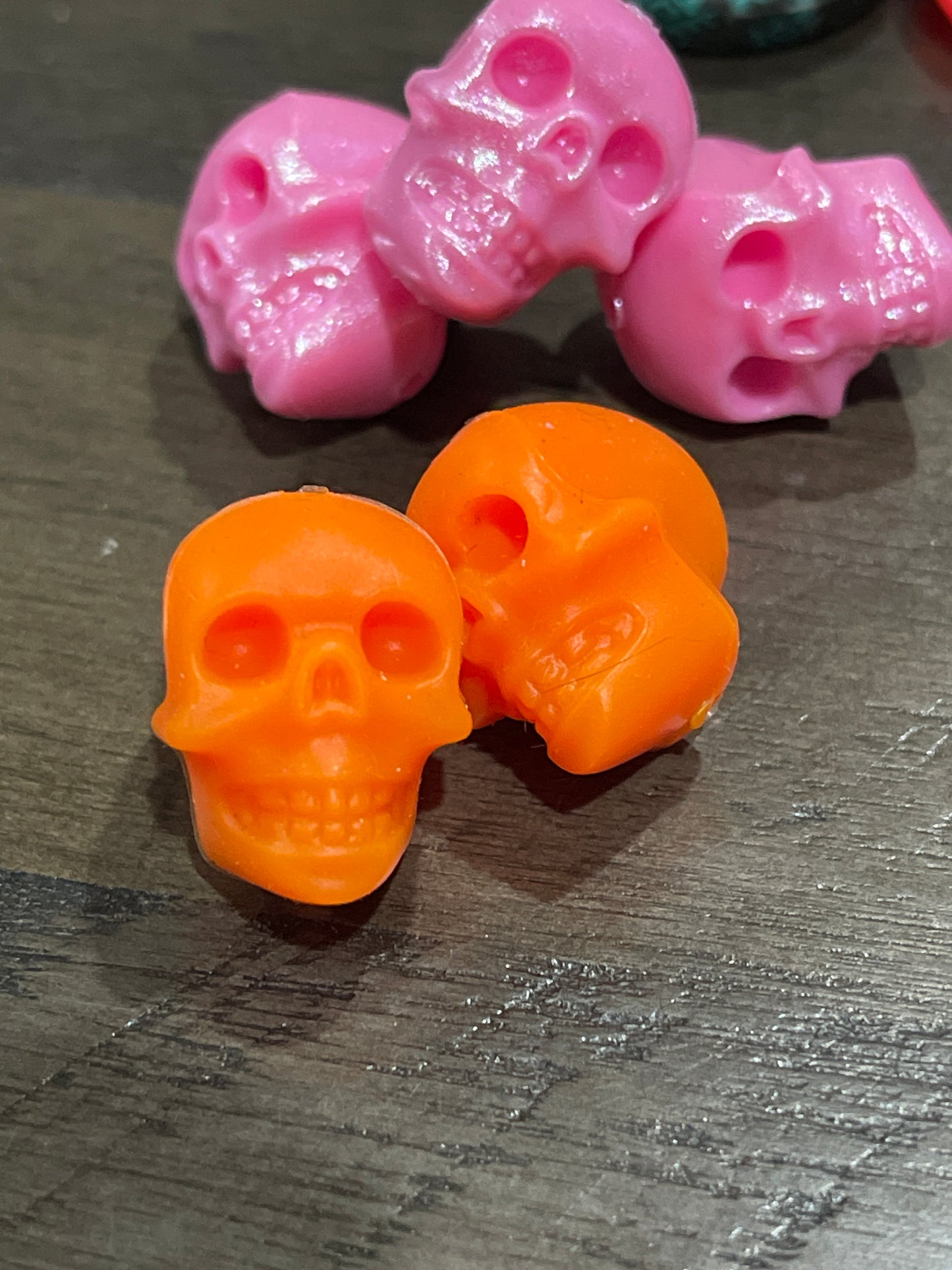 SILICONE FOCAL - Skull Mask/Bones Mexico/Spanish Theme
