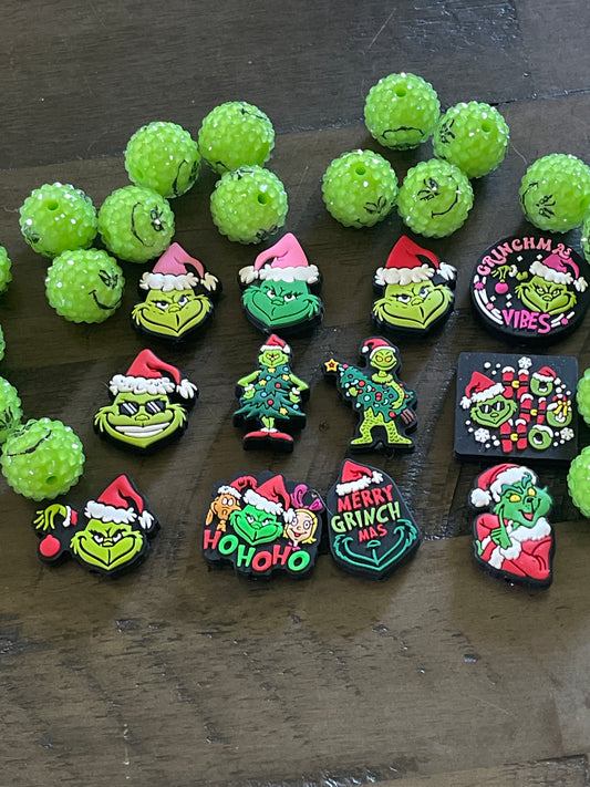 HOLIDAY FOCALS-Christmas- Grinch (11 Options)