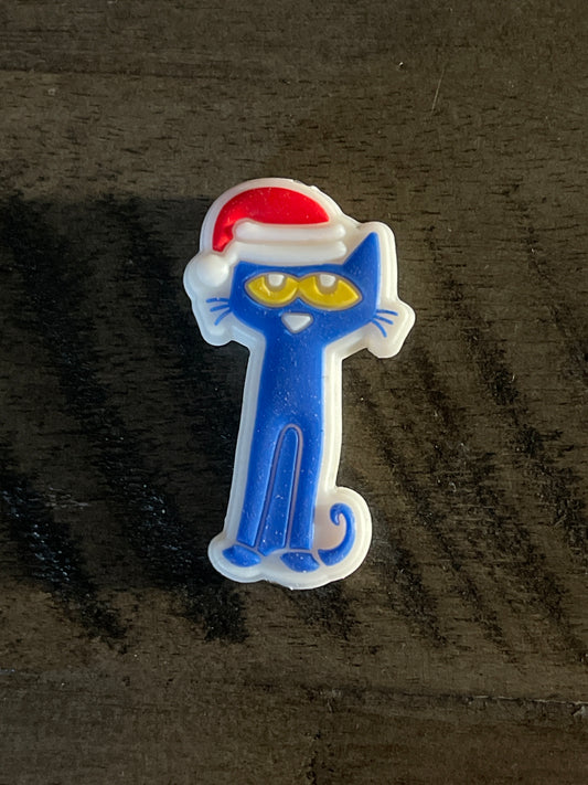 HOLIDAY FOCAL- CHRISTMAS- Pete the Cat w/ Santa Hat