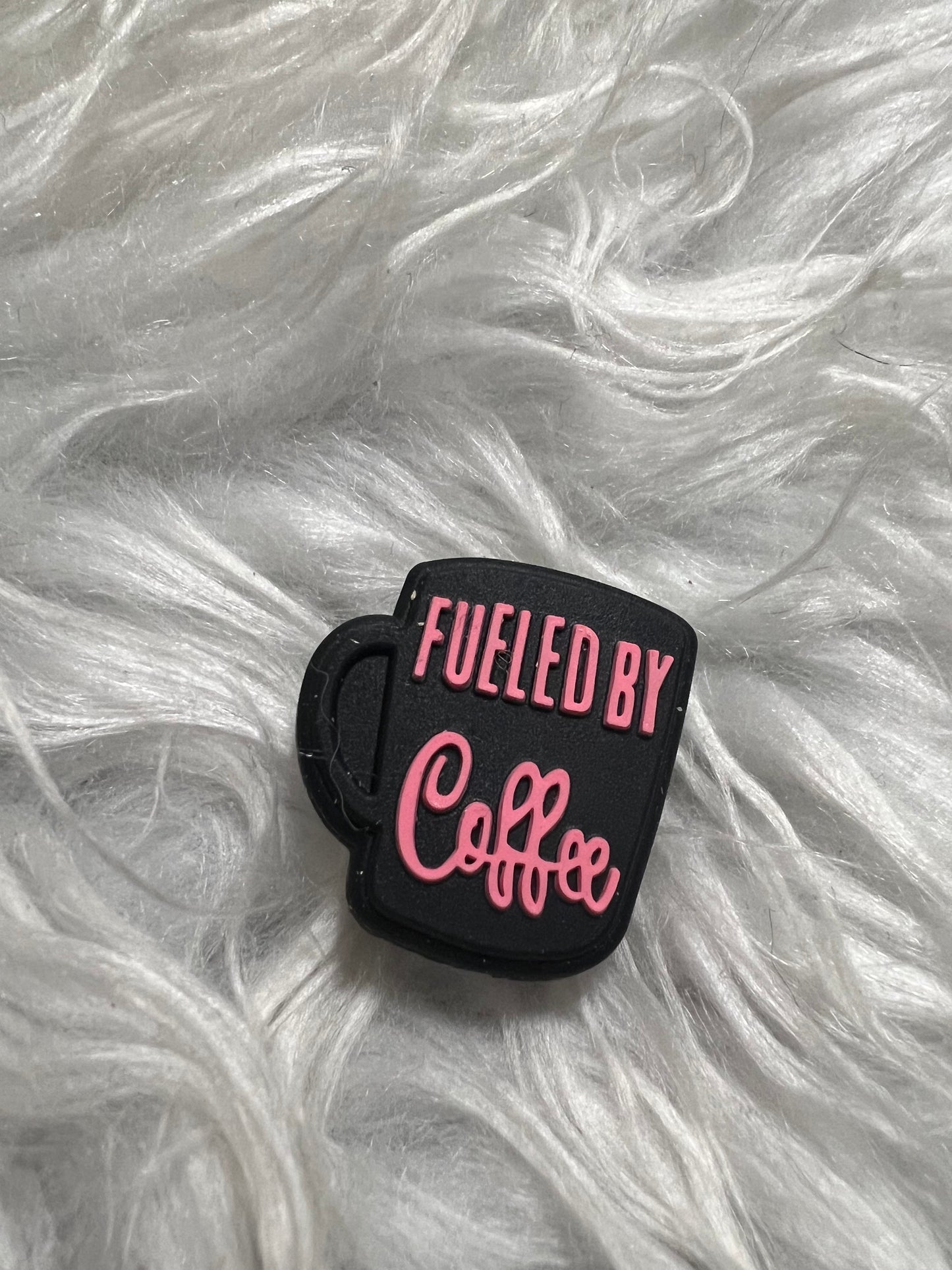 SILICONE FOCALS- Fueled by Coffee Mug (4 COLOR OPTIONS)