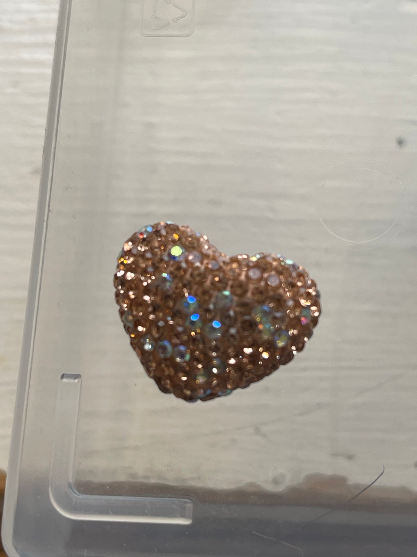 23mm Rhinestone Hearts (18 Options) (Rhinestone Heart only-Focal sold separately)