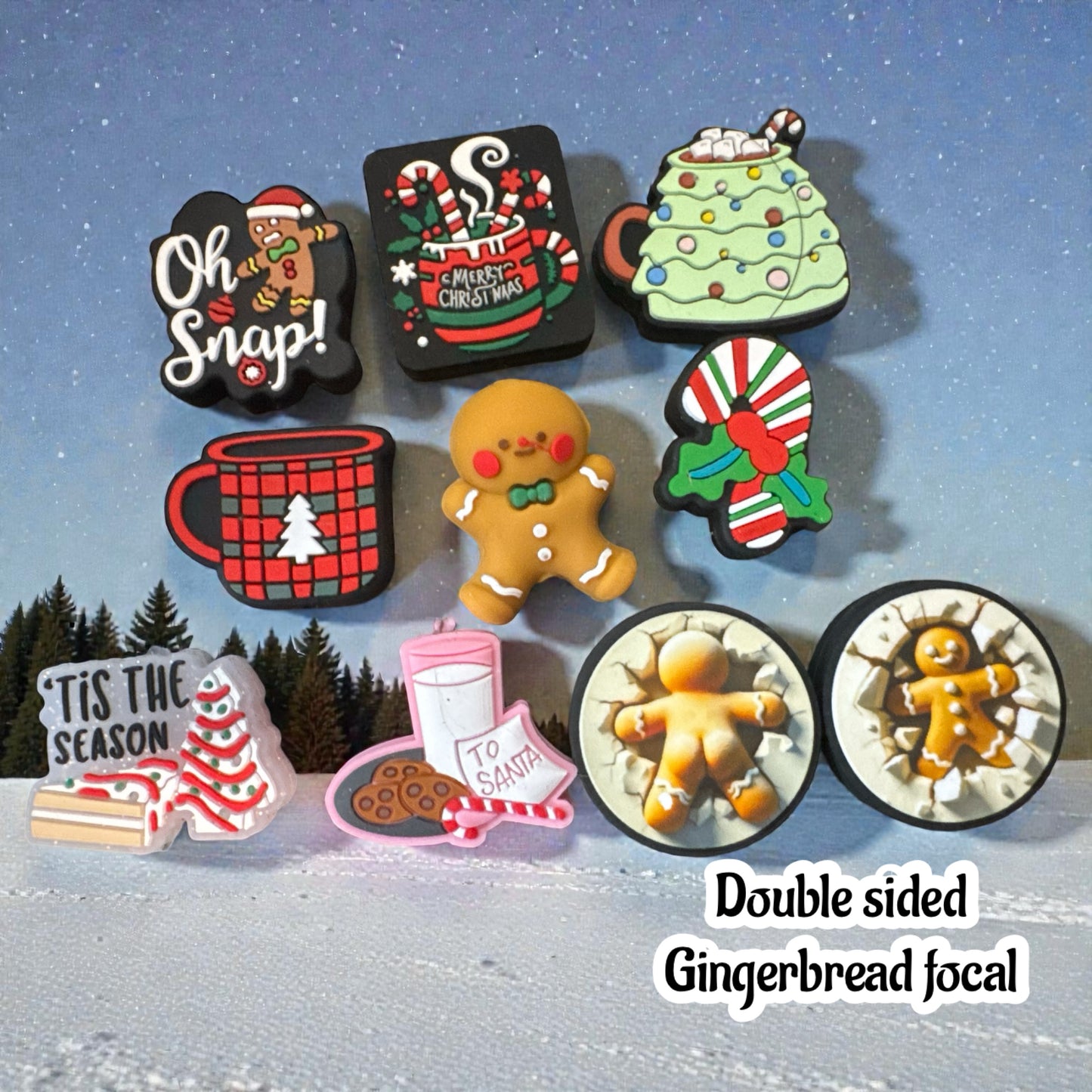 HOLIDAY FOCAL-CHRISTMAS- Candy, Cookies, and Hot Cocoa Chocolate (9 Options)