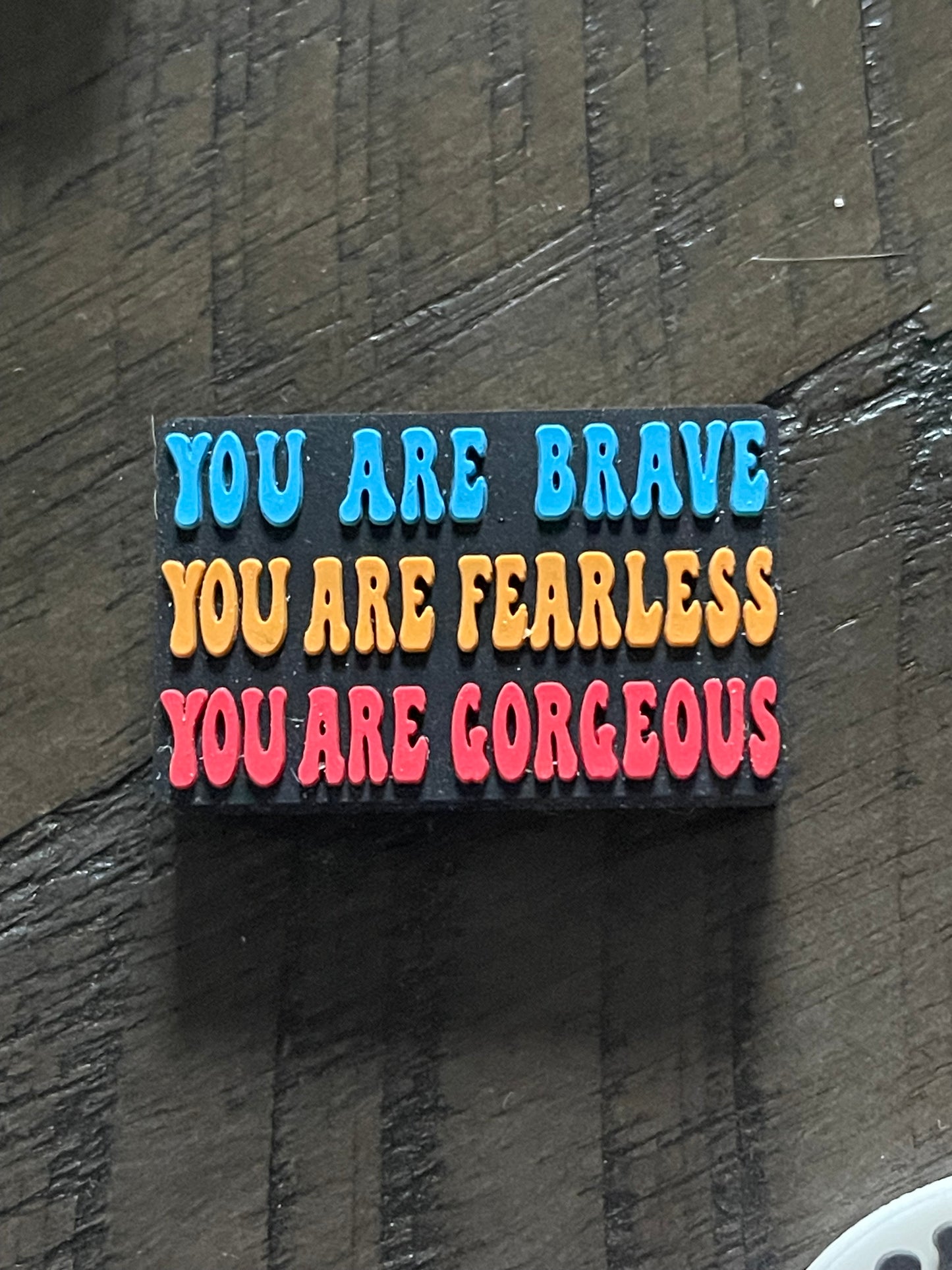 SILICONE FOCAL - Love/Happy Theme-Low Inventory Clearance)