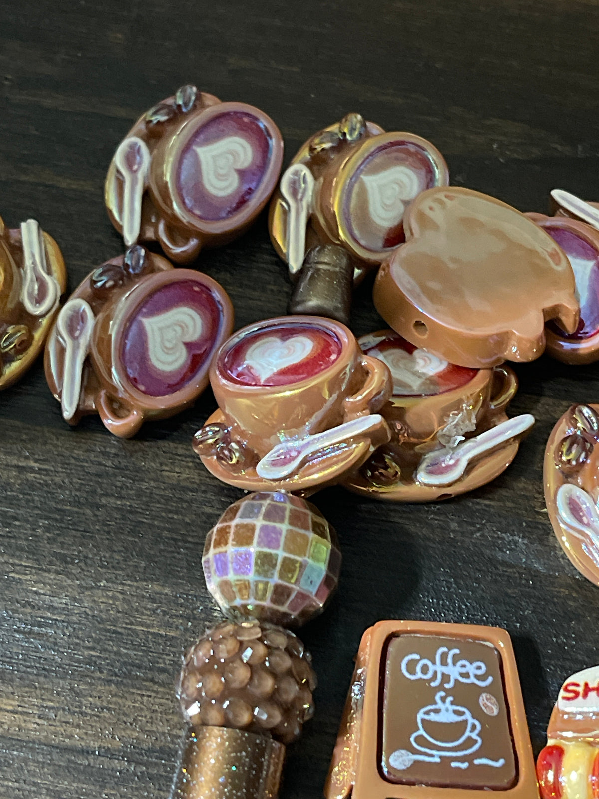 ACRYLIC FOCAL-FLAT-Coffee Theme