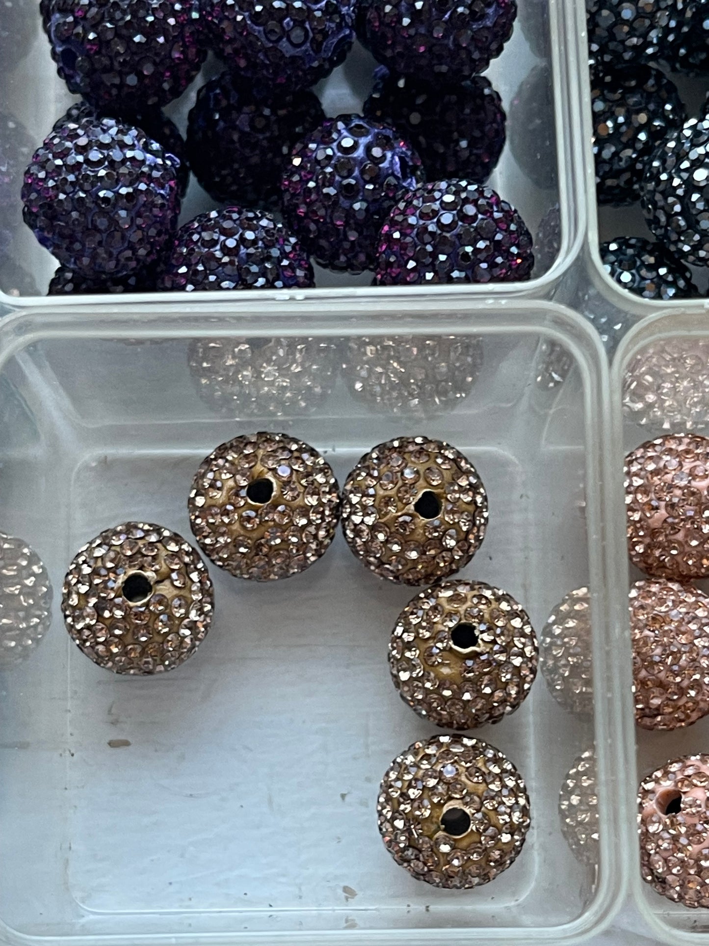 16mm RHINESTONE BEAD (37 OPTIONS)