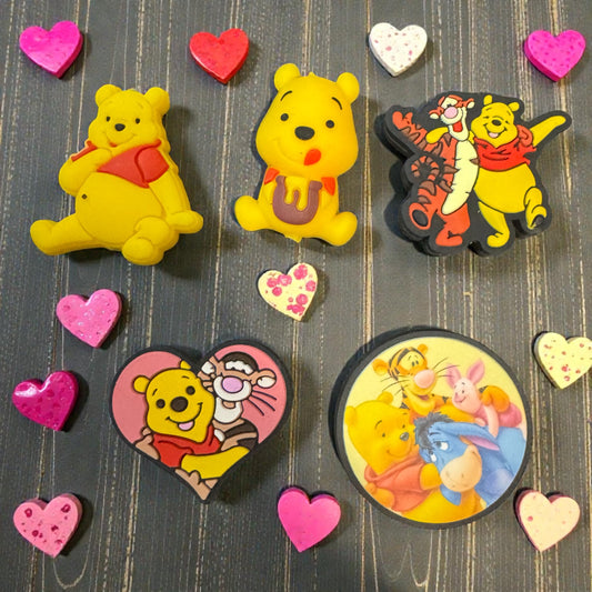 SILICONE FOCAL- Winnie Poo and Friends (5 Options)