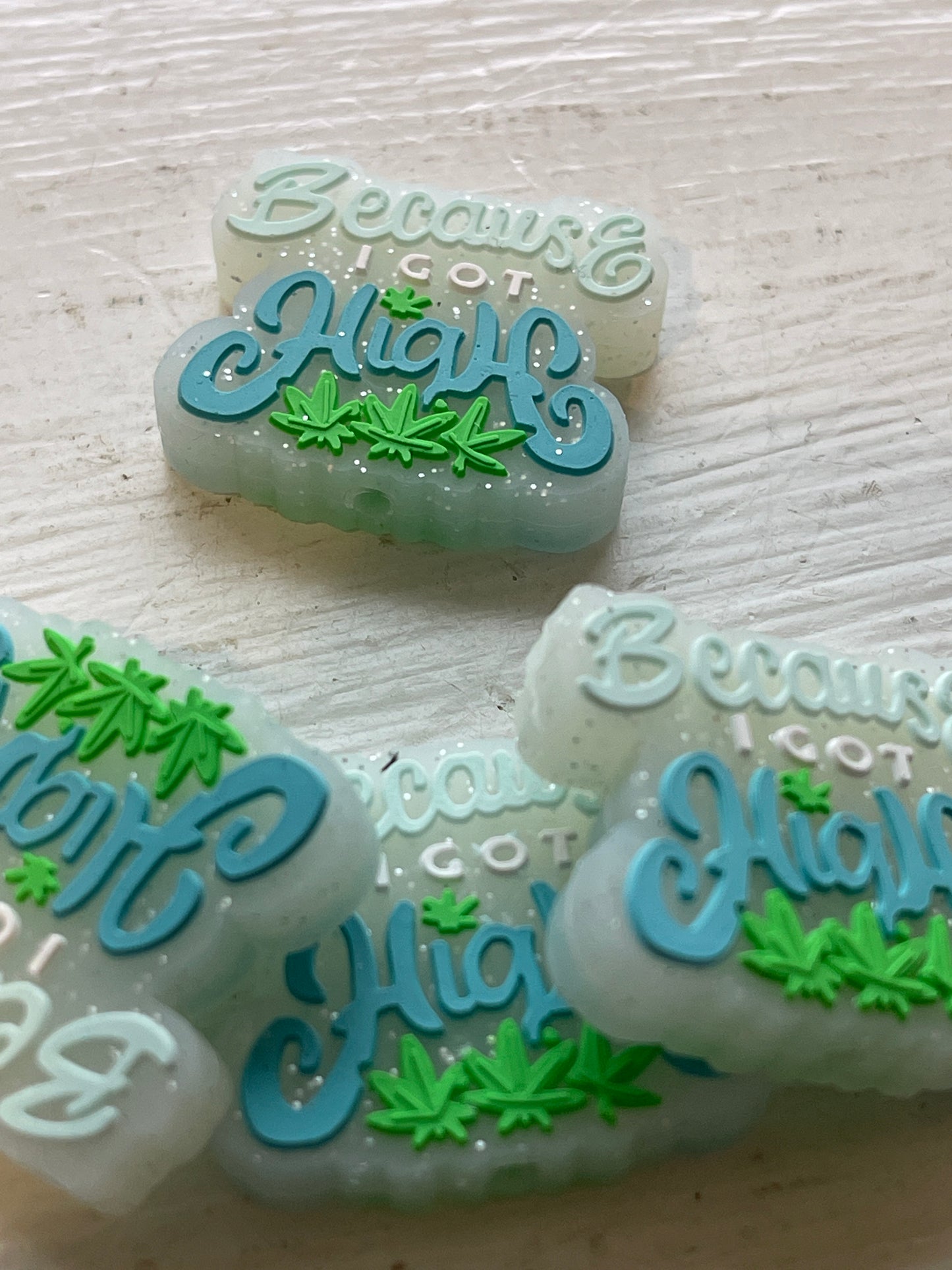 SILICONE FOCAL- Happy 420 Theme Weed Focals- (9 Options)