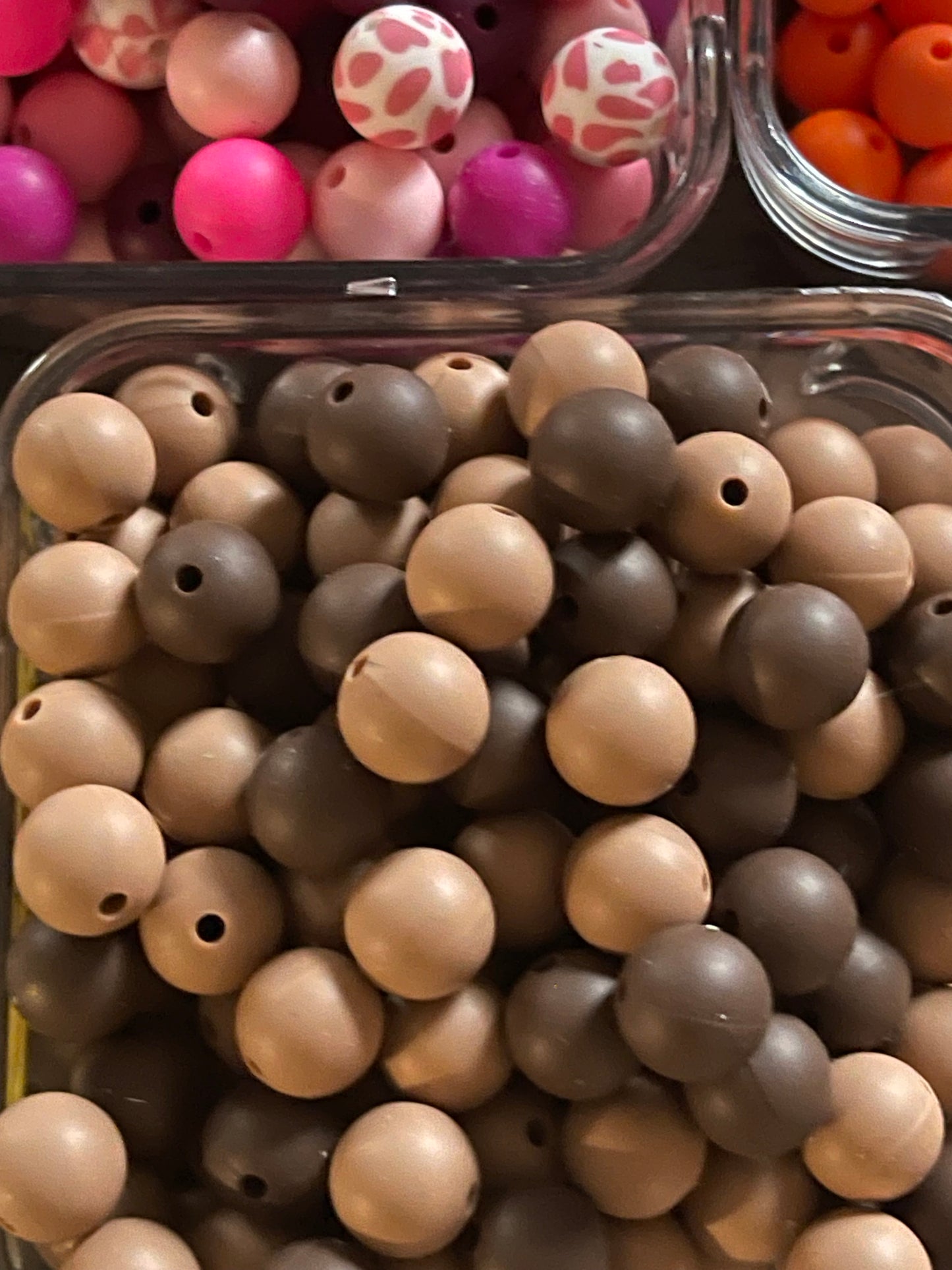 12mm SILICONE BEADS (Multiple Color Variations)