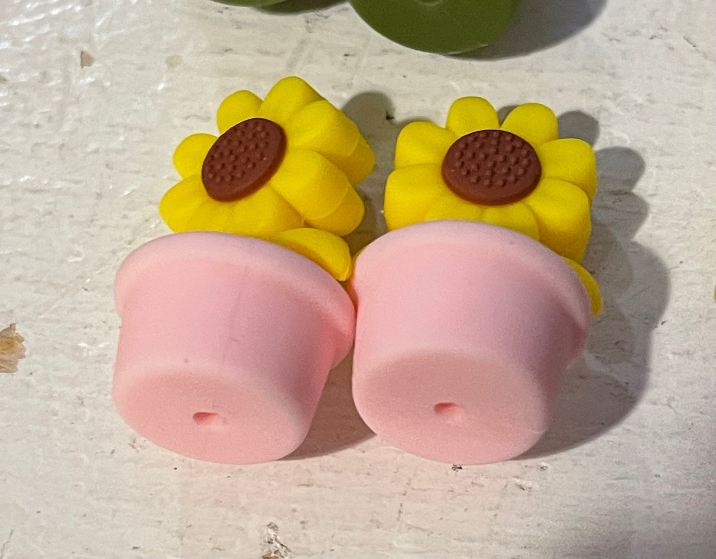 SILICONE FOCAL - Flowers in a Pot (10 options)