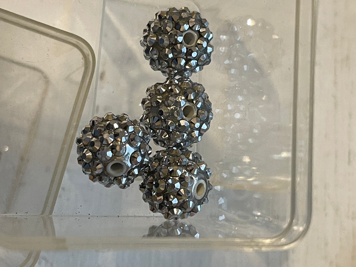 16mm CHUNKY ABS RHINESTONE Bead (15 Color Options)