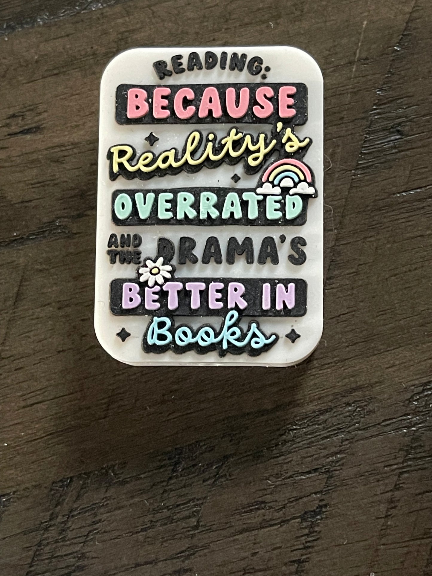 SILICONE FOCAL - Book Reading Theme-Low Inventory Clearance)