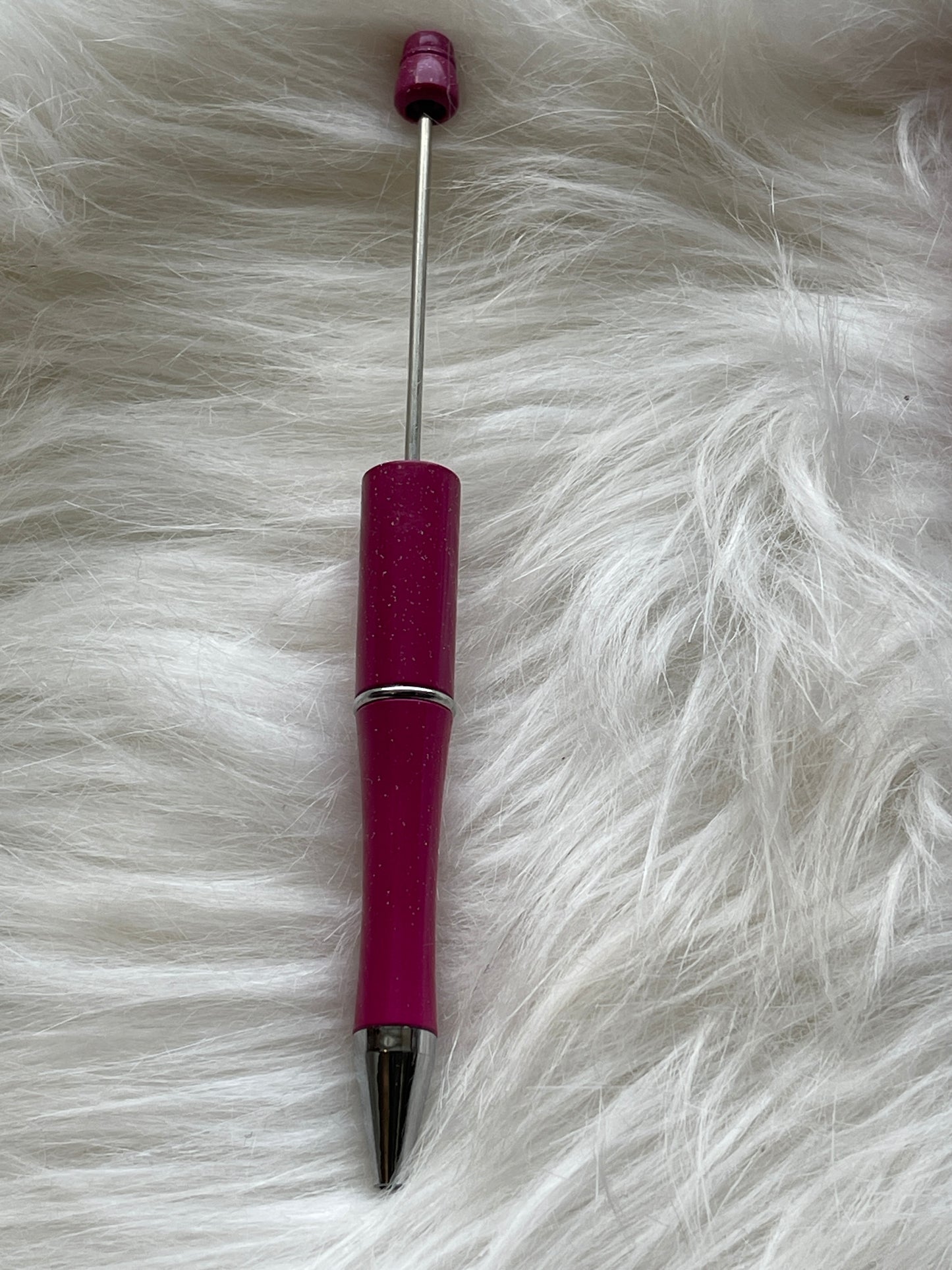 PEN BLANK Dark Pink Glitter (quantity discount available)