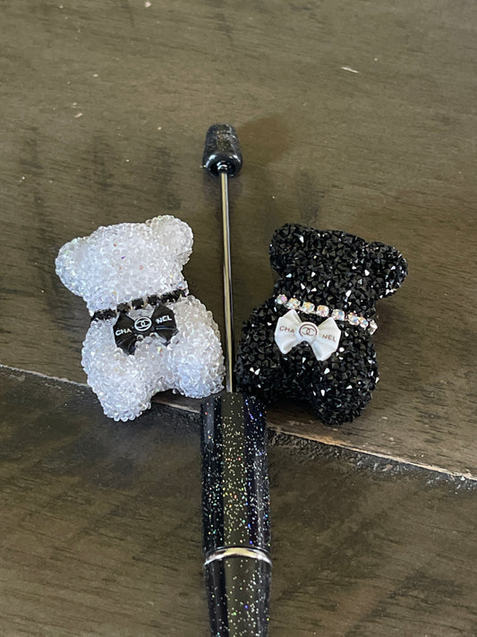 RHINESTONE ACRYLIC FOCAL- Sugar Bear - Designer C’s(2 OPTIONS)