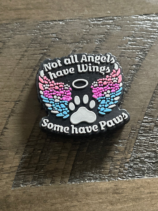 SILICONE FOCAL- Not All Angels Have Wings- Some Have Paws