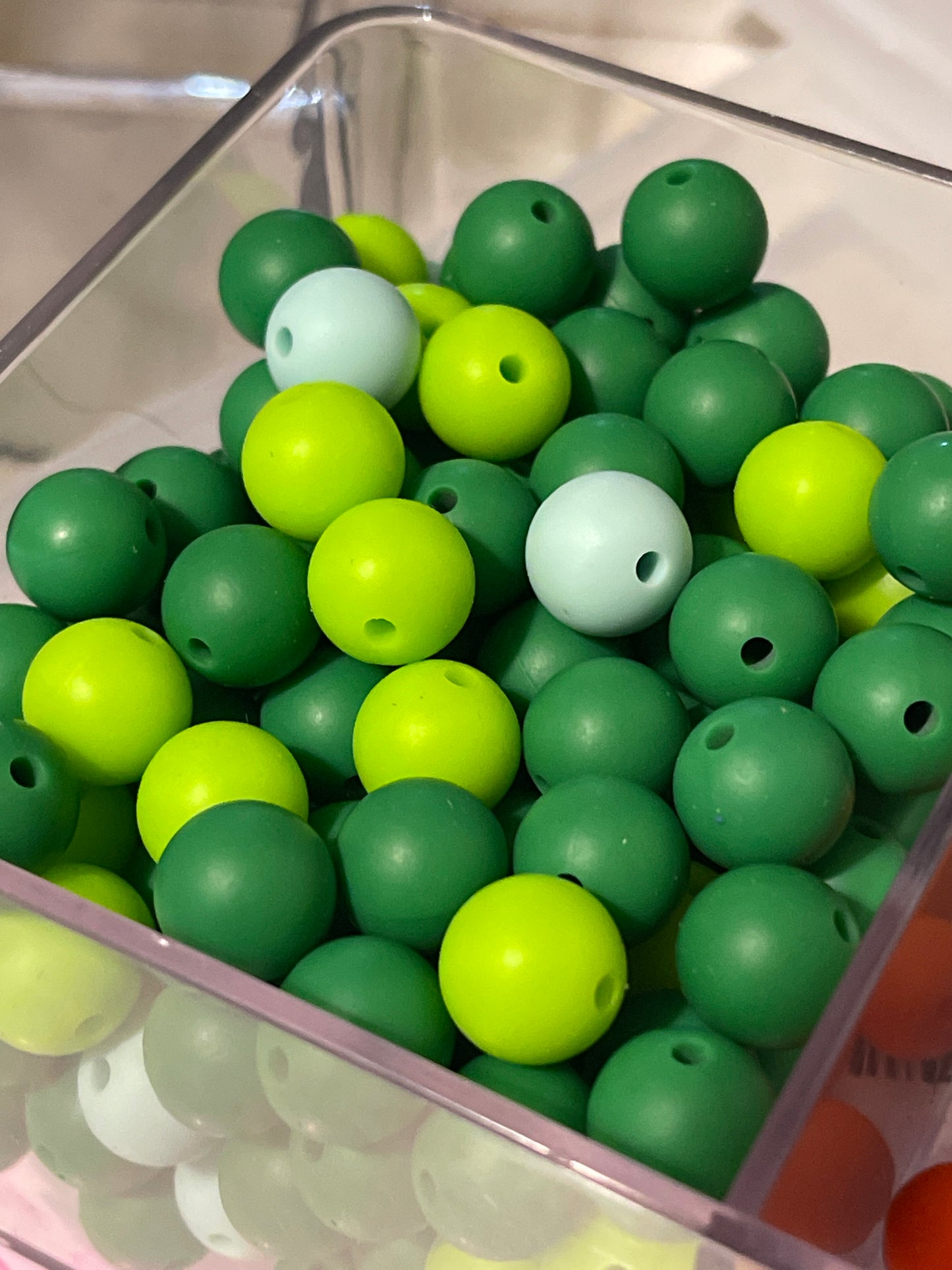 12mm SILICONE BEADS (Multiple Color Variations)