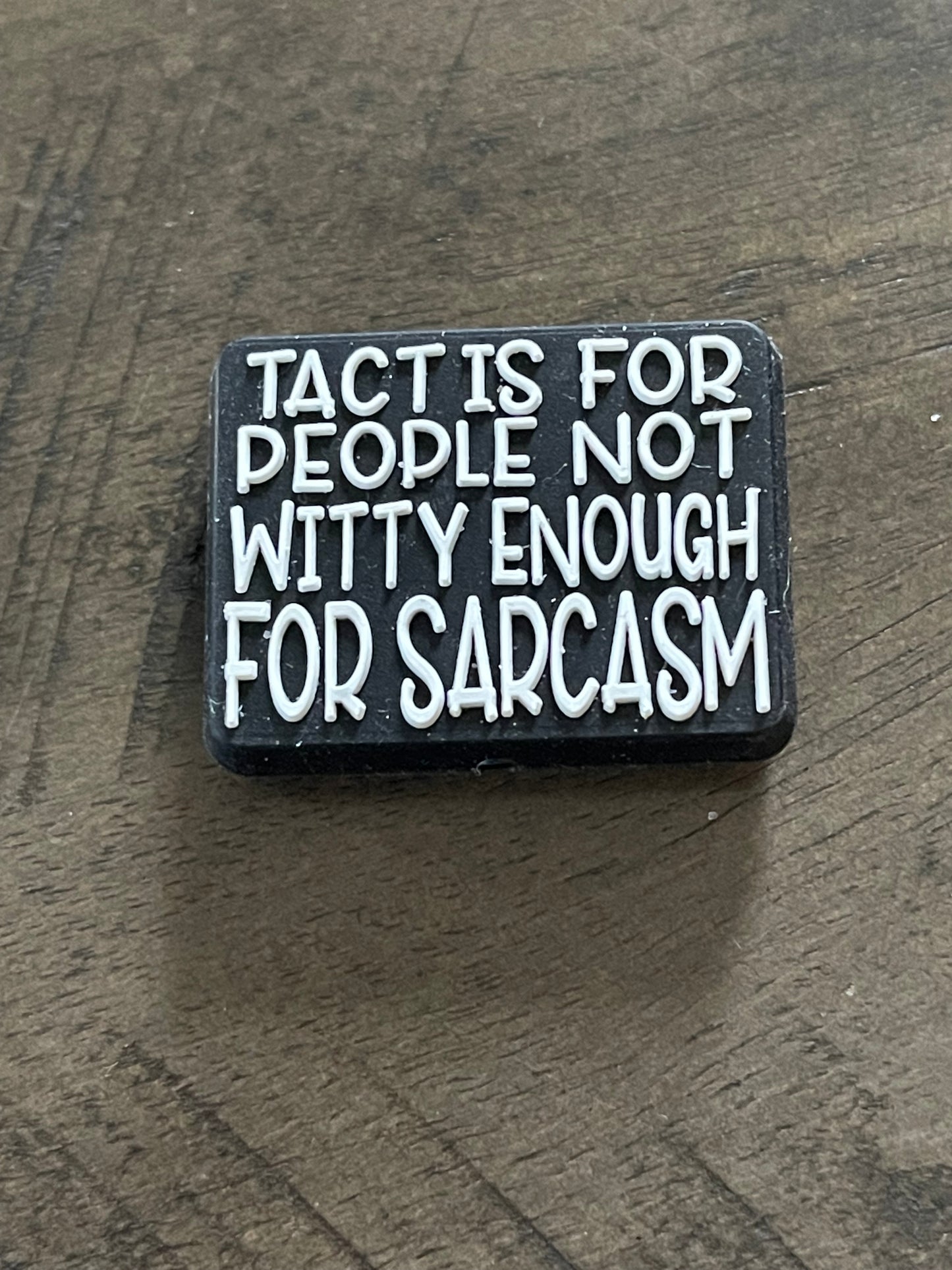 SILICONE FOCAL - Sarcasm Theme-Low Inventory Clearance)