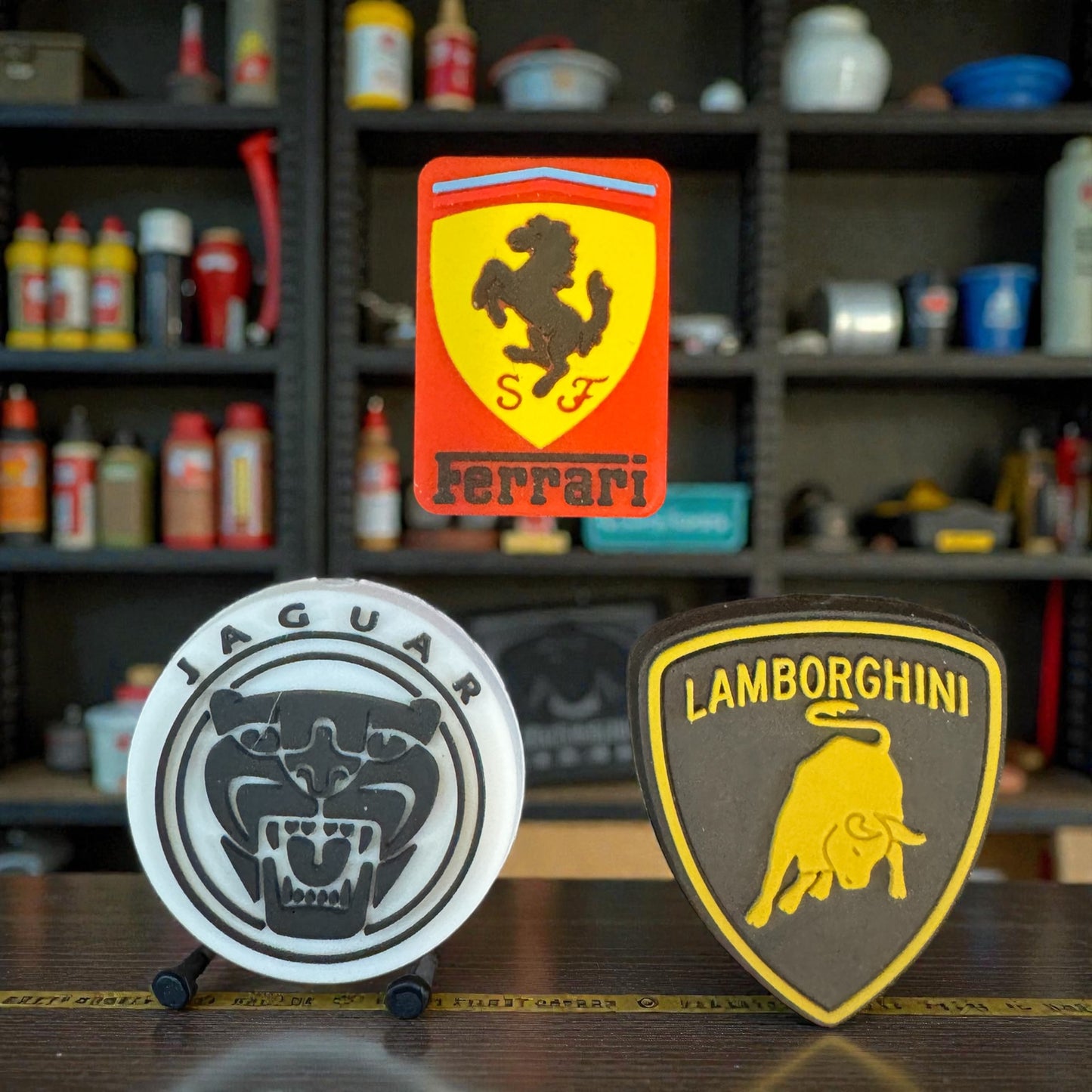 SILICONE FOCAL- Fancy Car logo (3 options)