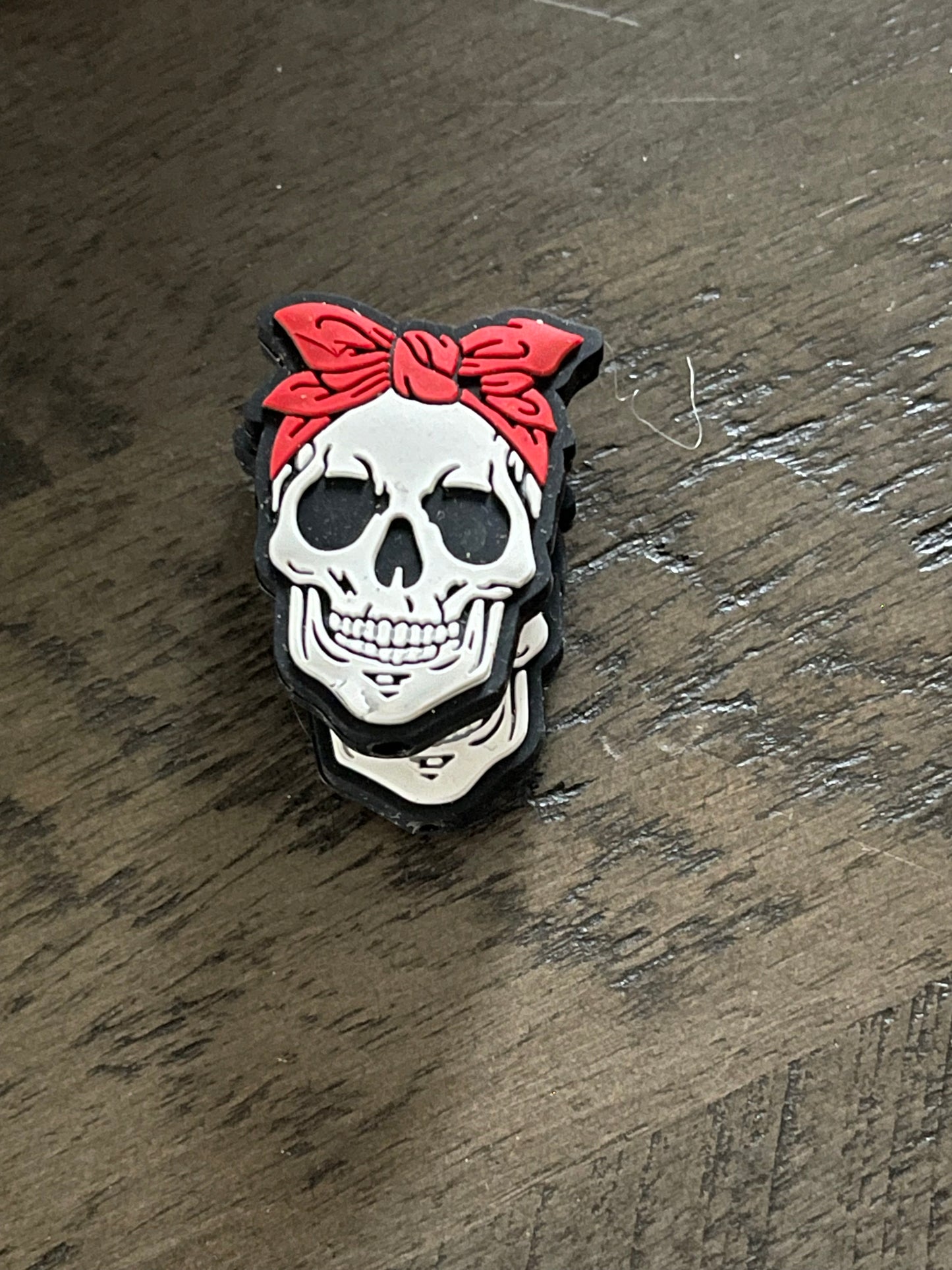 SILICONE FOCAL - Skull Mask/Bones Mexico/Spanish Theme