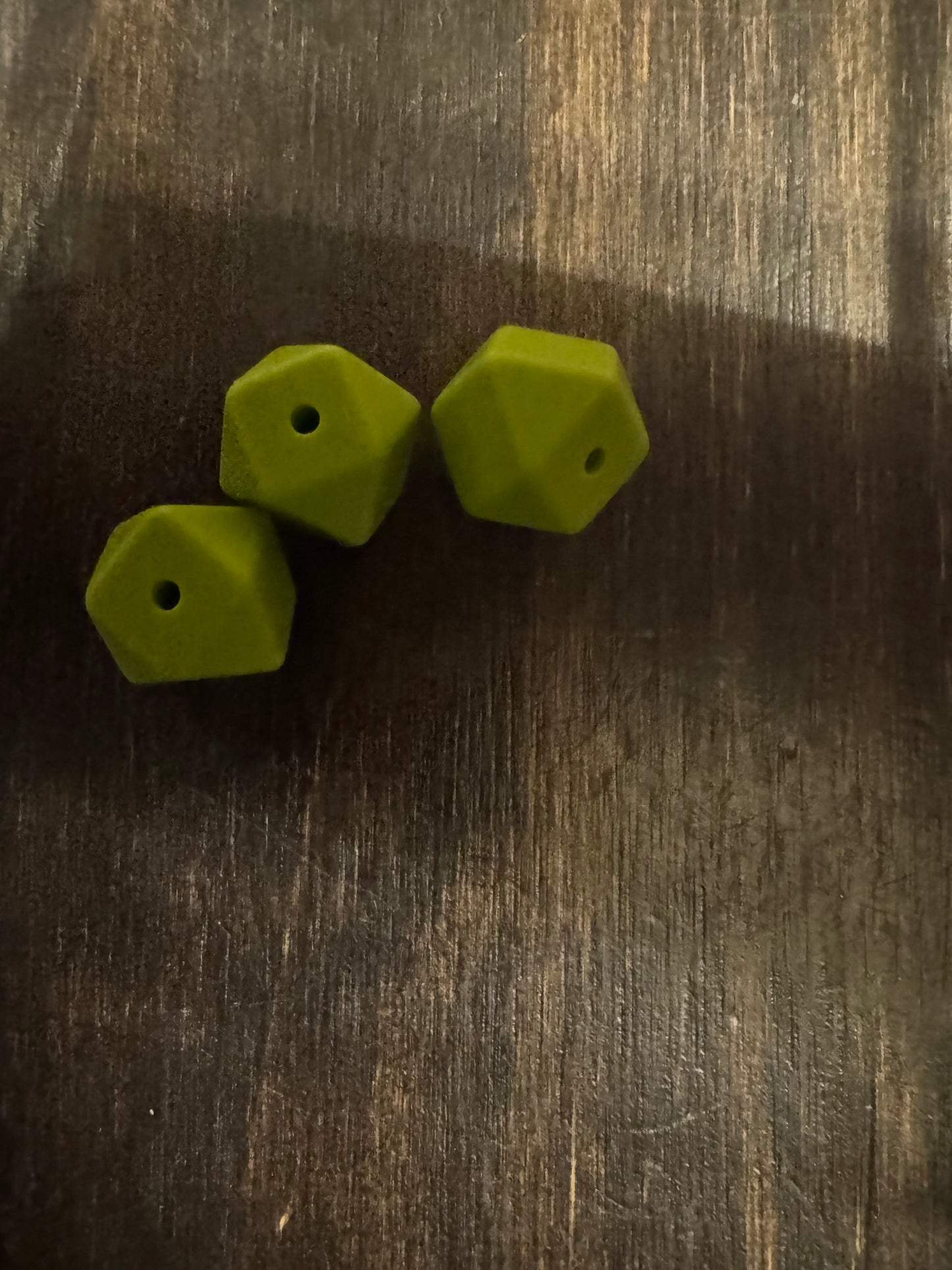 14.3mm SILICONE HEX BEADS (62 Options & Discount Scoop)