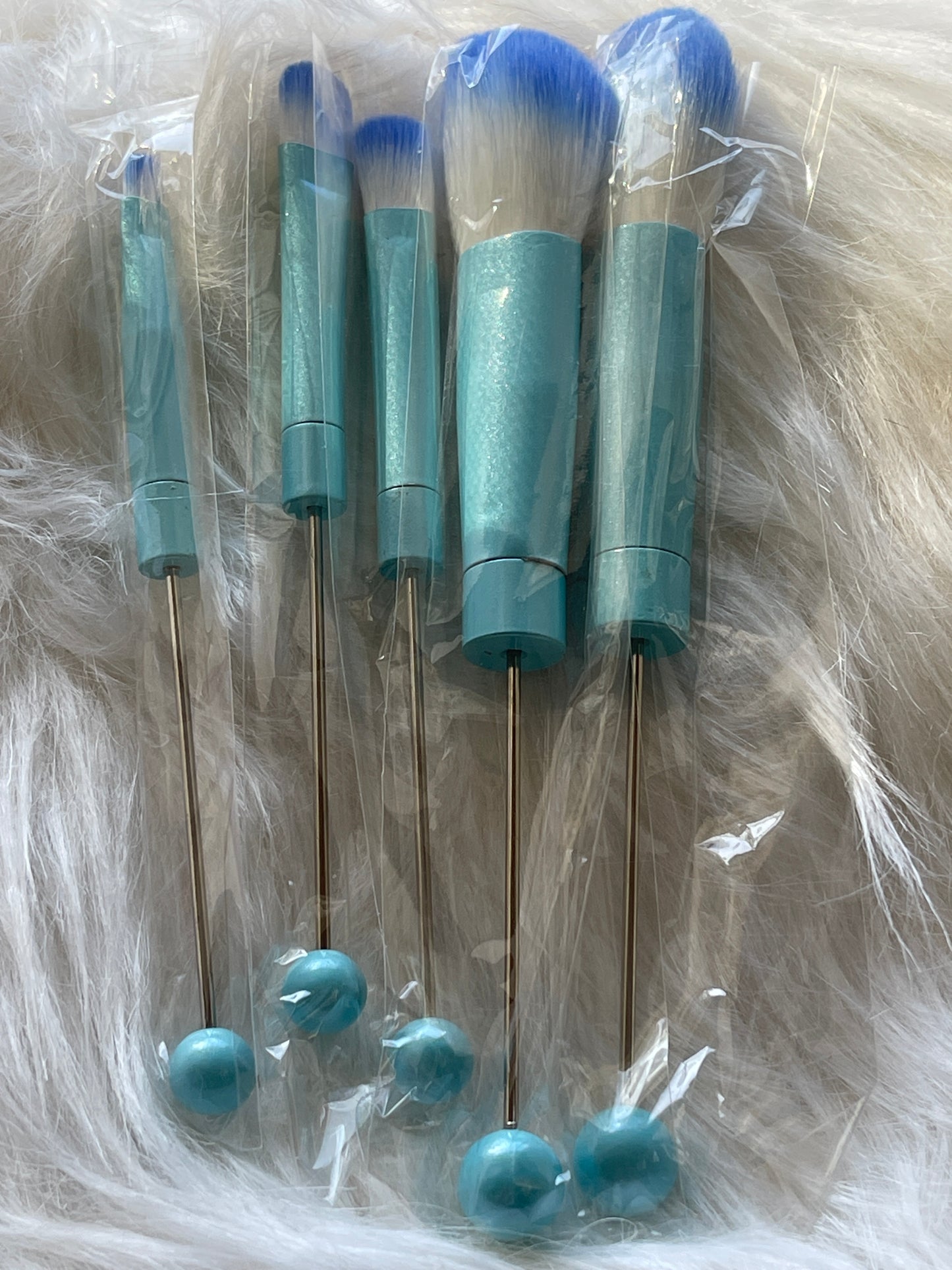 BEADABLE BLANK SET OF 5 MAKE UP BRUSHES (9 Options)