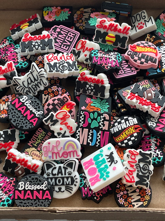 SILICONE FOCALS- MOM Theme (27 OPTIONS)
