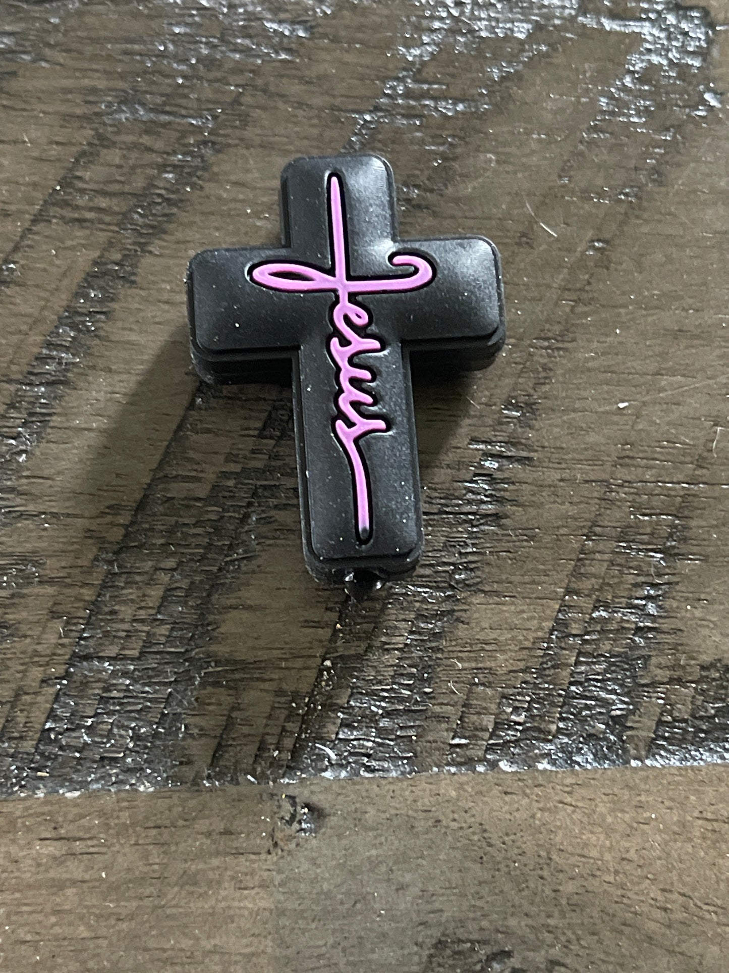 SILICONE FOCAL- Cross, Jesus, Faith (18 Options & Discount Scoops)