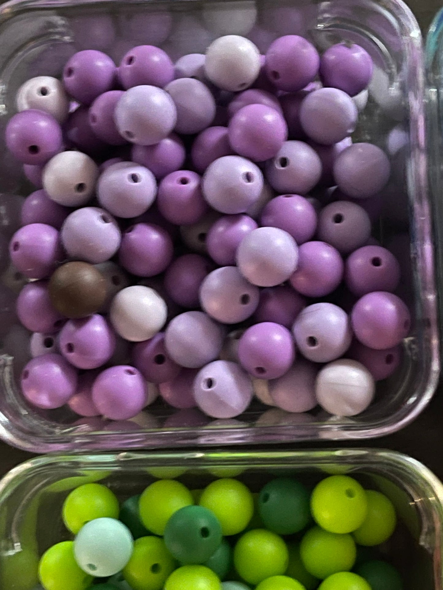 12mm SILICONE BEADS (Multiple Color Variations)