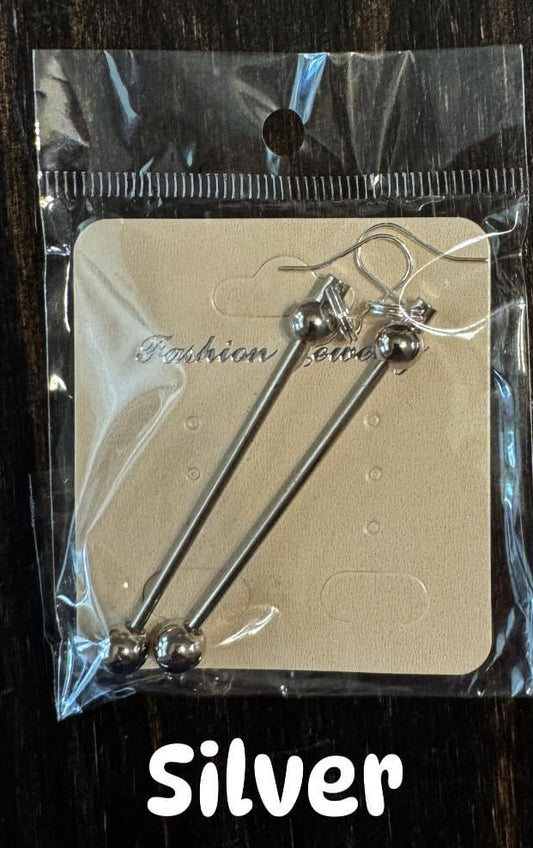 Earring BLANK- pair of silver