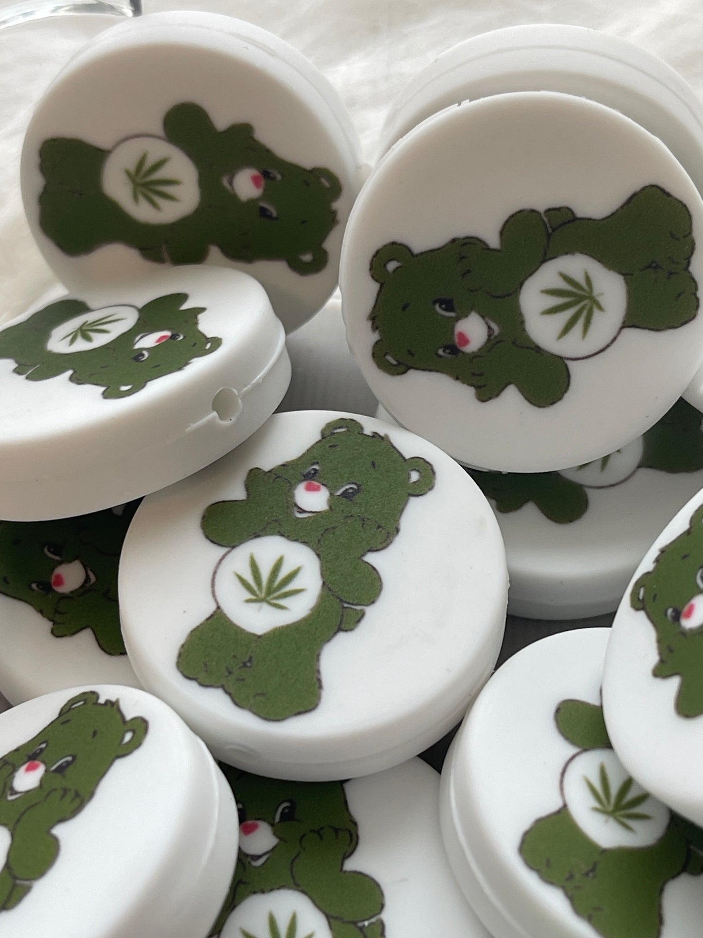 SILICONE FOCAL- Happy 420 Theme Weed Focals- (9 Options)