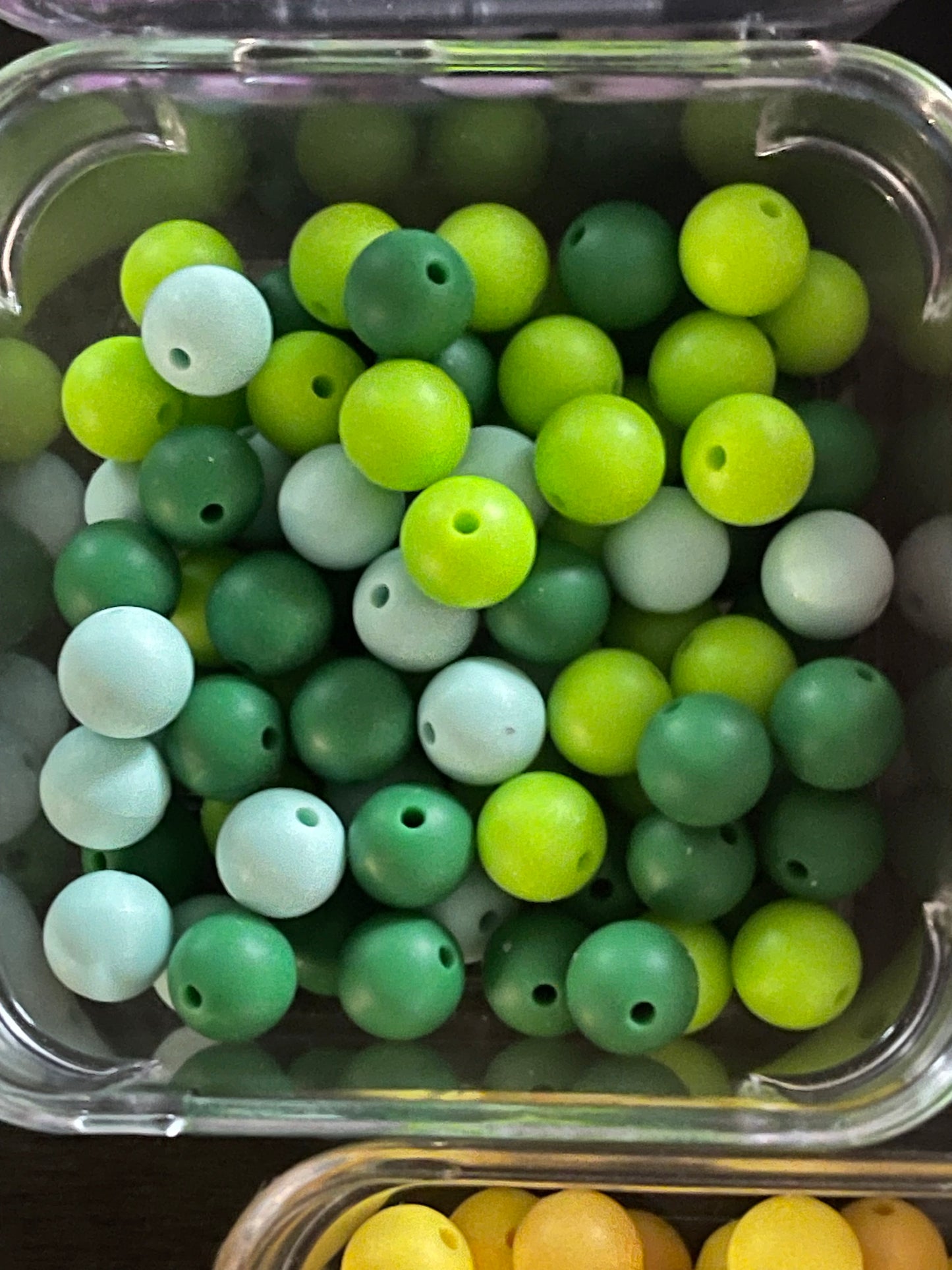 12mm SILICONE BEADS (Multiple Color Variations)