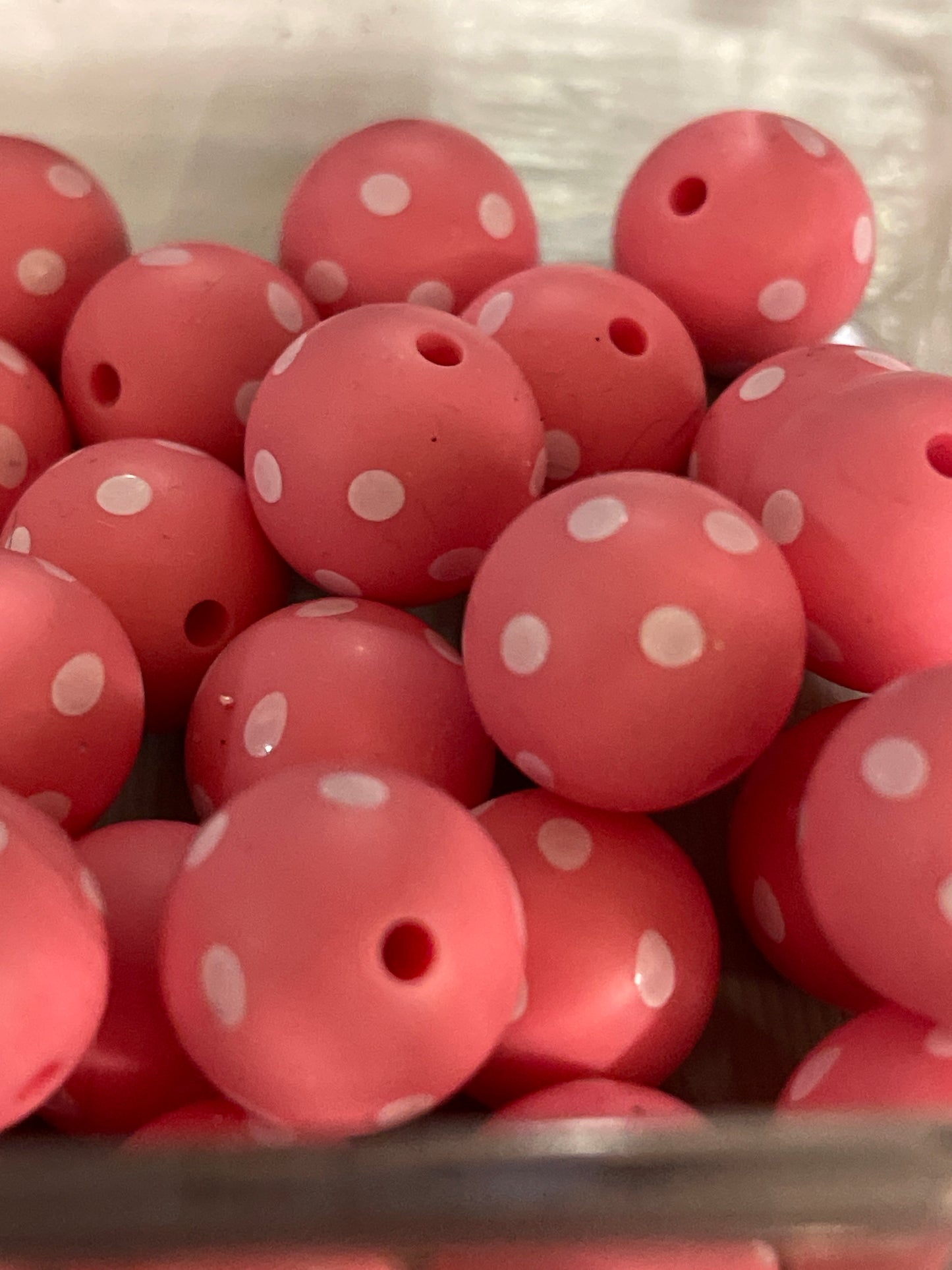 15mm SILICONE BEAD - PRINTED (21 Options)