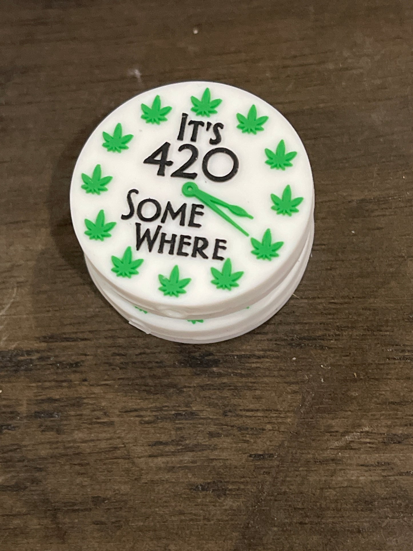 SILICONE FOCAL- Happy 420 Theme Weed Focals- (11 Options)