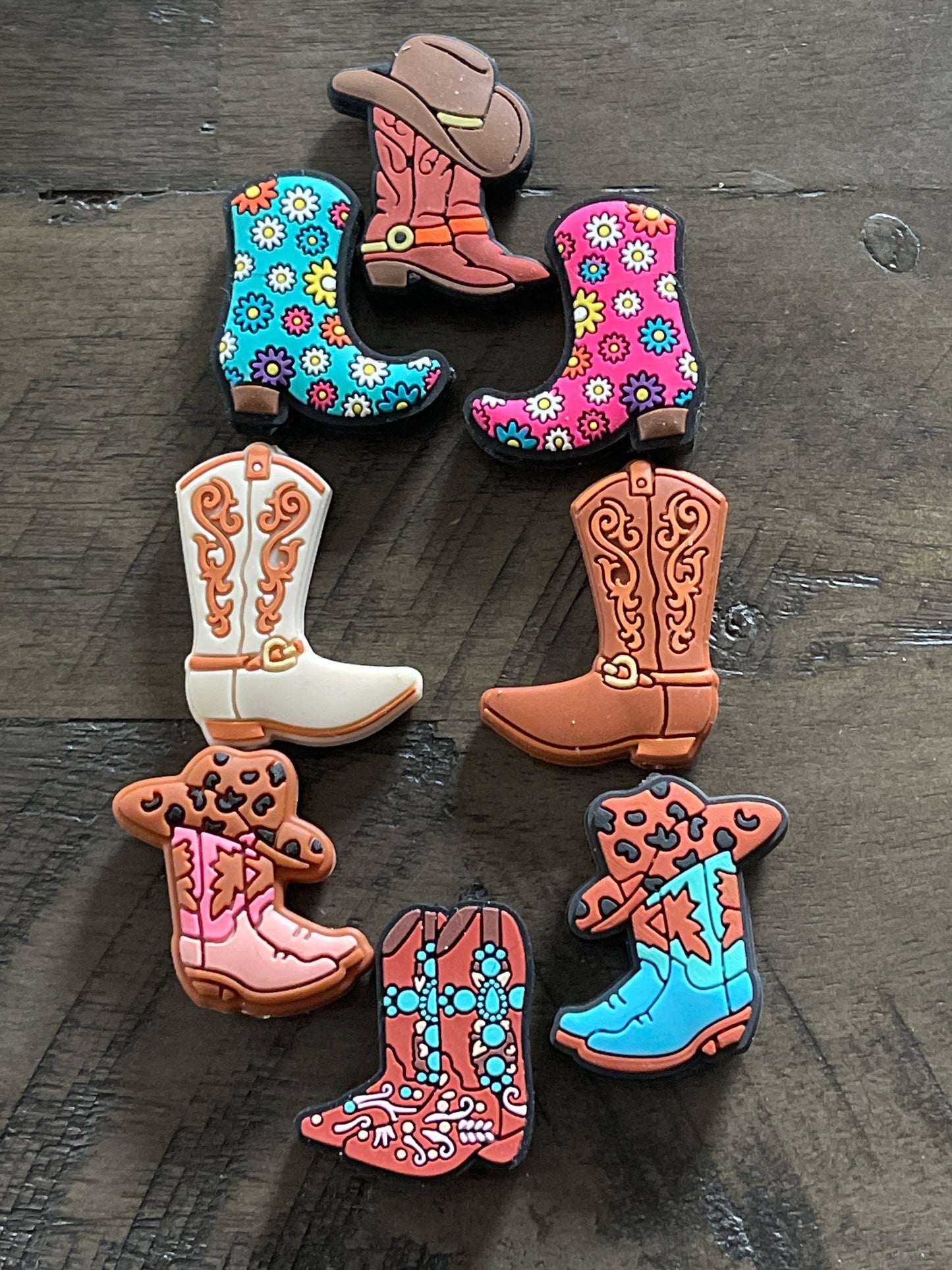 SILICONE FOCAL- Cowboy Boot Boots (8 Options)
