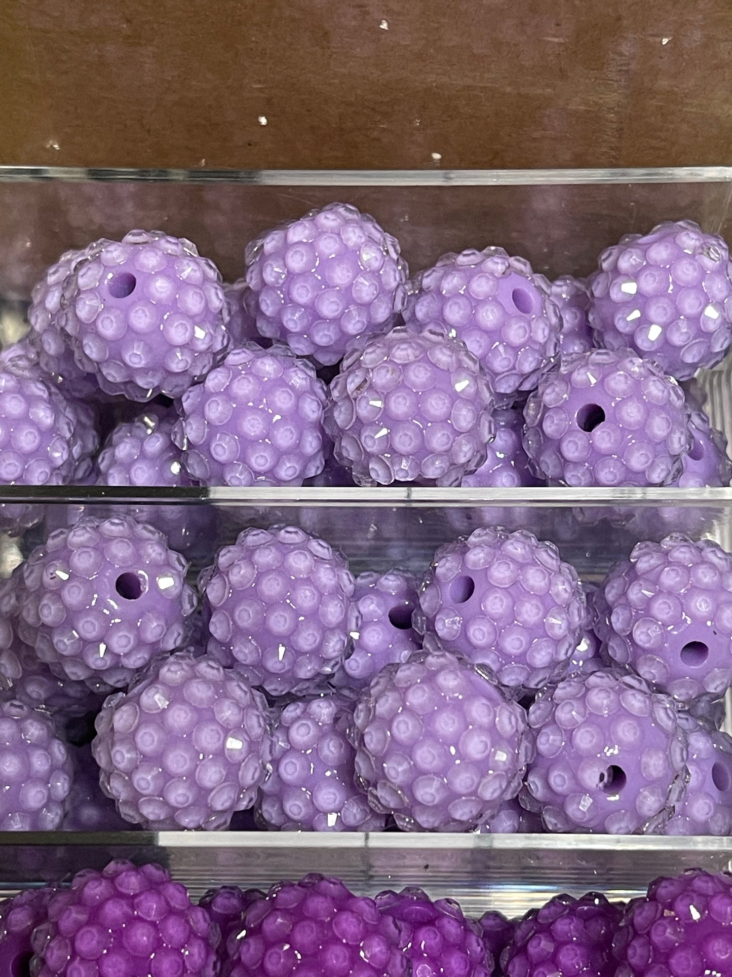 16mm CHUNKY RHINESTONE bubblegum Bead (15 Color Options)