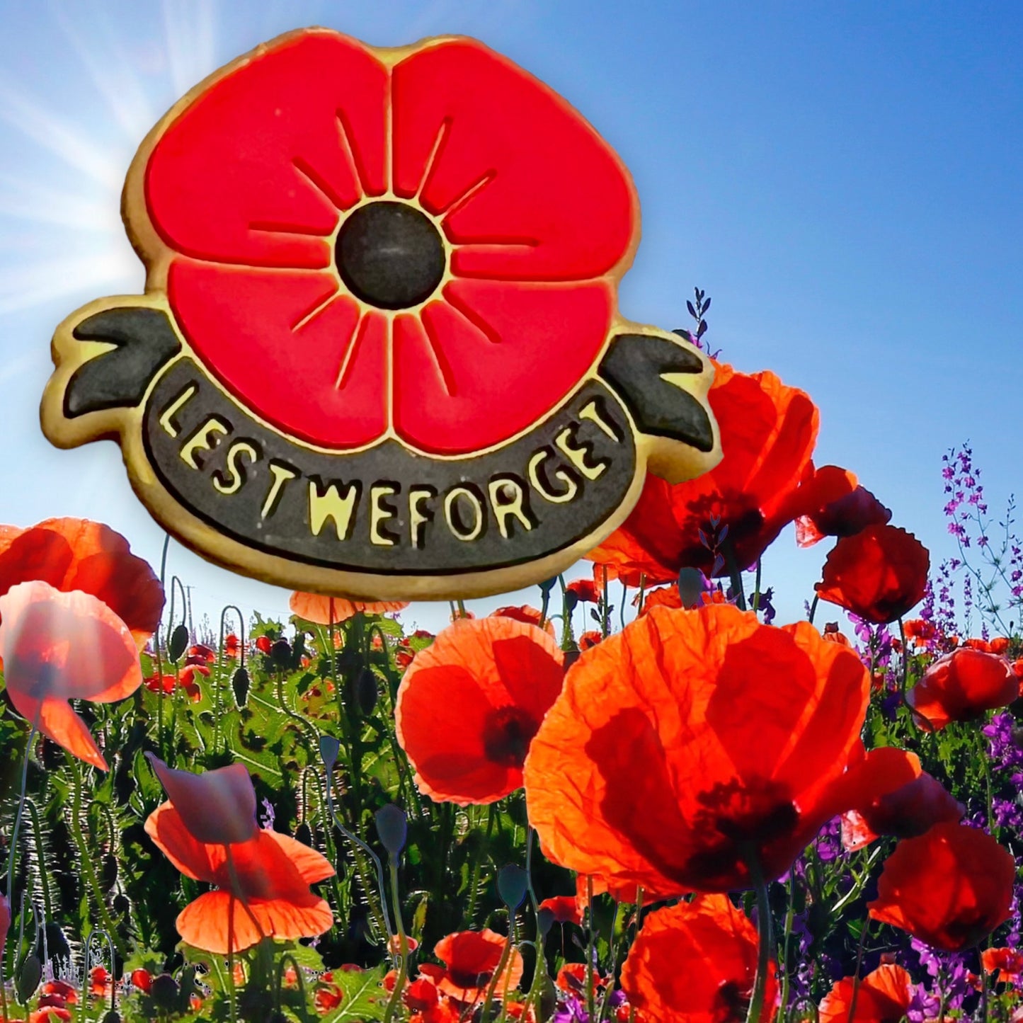 SILICONE FOCAL- Poppy Lest We Forget