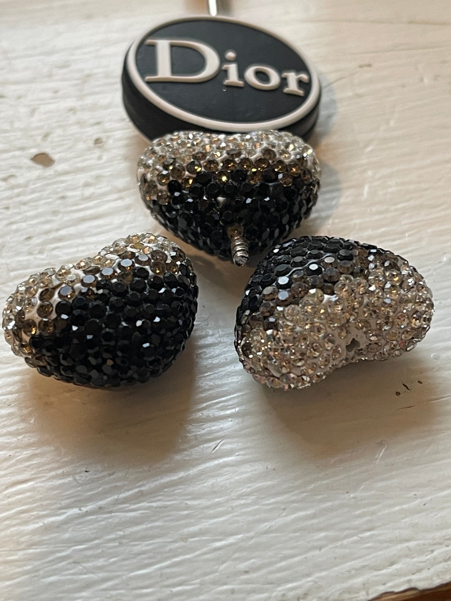 23mm Rhinestone Hearts (18 Options) (Rhinestone Heart only-Focal sold separately)