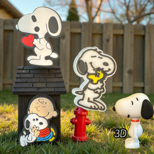 SILICONE FOCAL- Peanuts Characters Snoopy- 4 Options