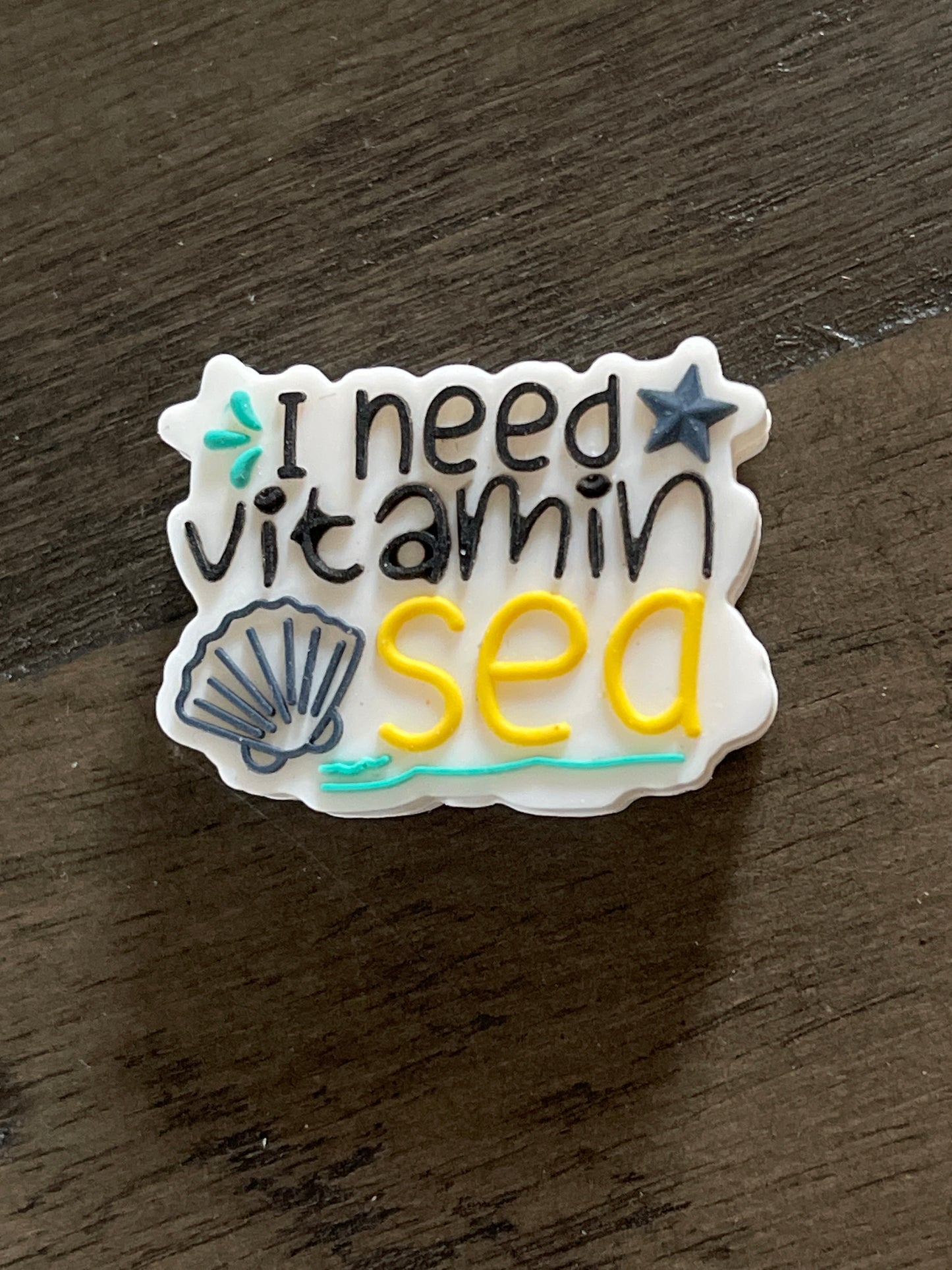 SILICONE FOCAL - Vacation/Beach Theme-Low Inventory Clearance