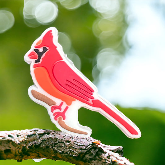 SILICONE FOCAL- Cardinal Bird