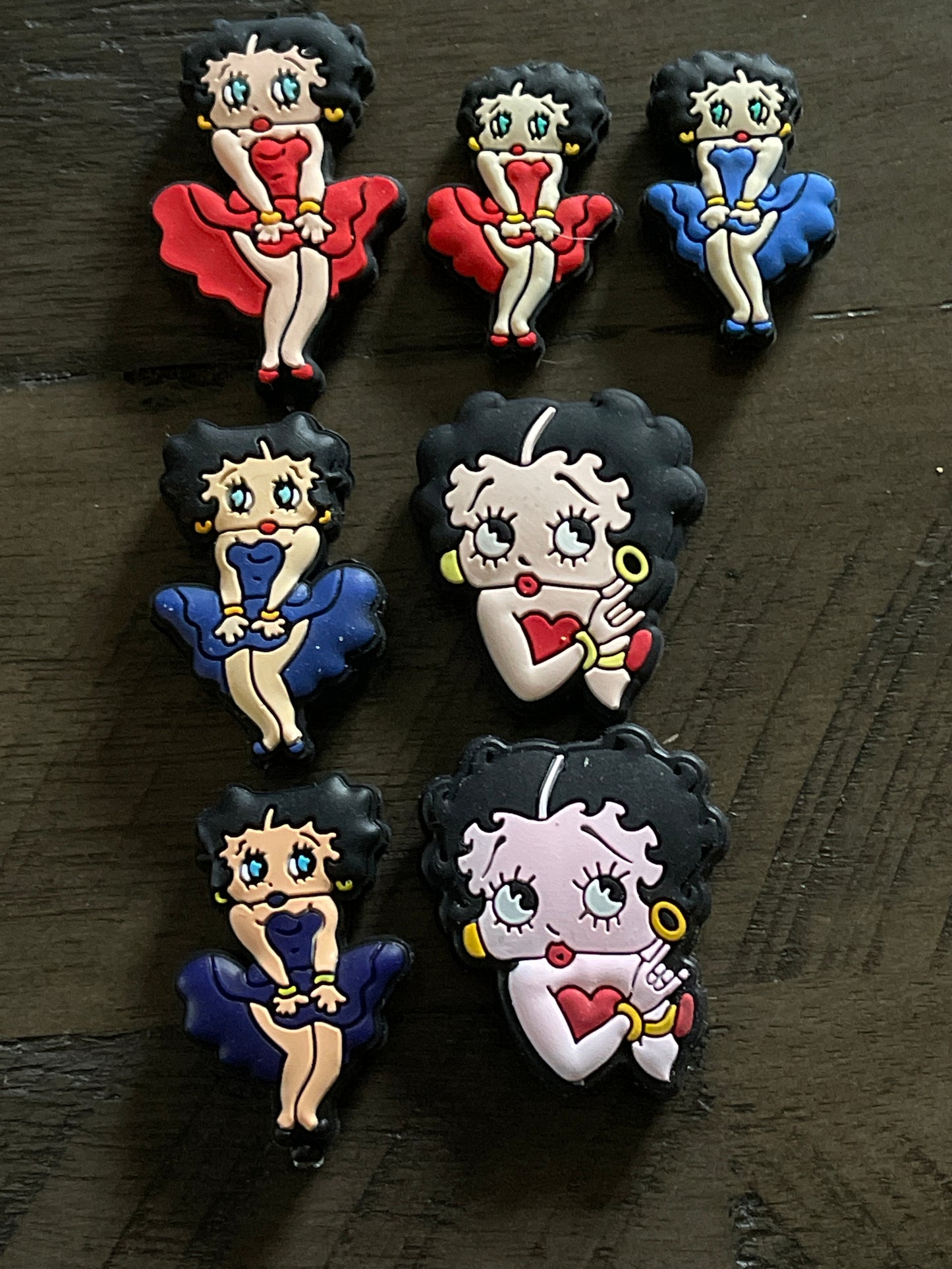 SILICONE FOCALS- BETTY BOOPs (6 STYLES TO CHOOSE FROM)