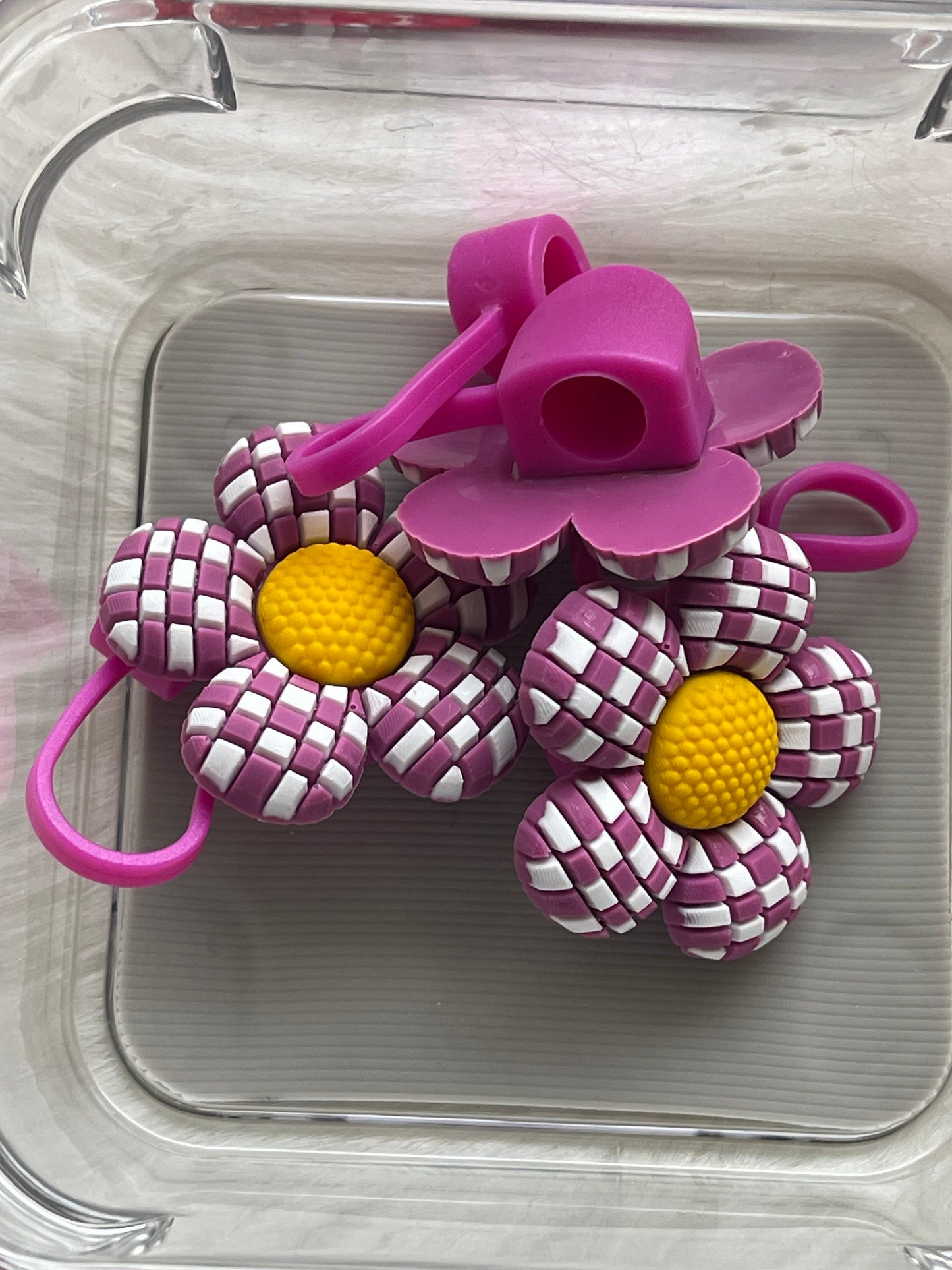 SILICONE STRAW or PEN Topper Cap (18 Options)