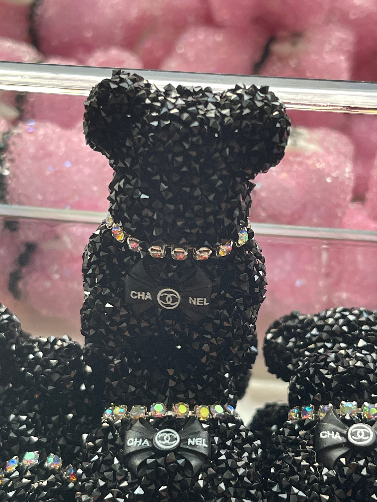 RHINESTONE ACRYLIC FOCAL- Sugar Bear (4 Channel OPTIONS)